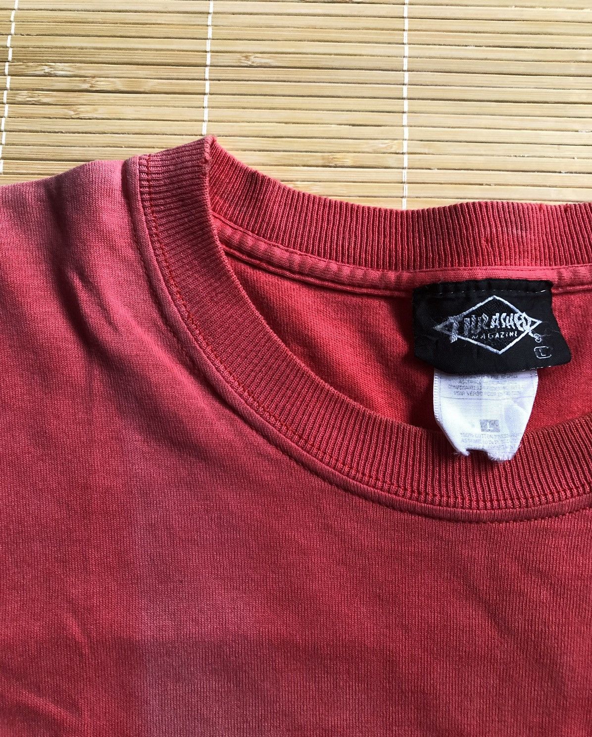 Hook-Ups × Shorty's Skateboards × Thrasher Vintage late 90s Thrasher skateboarding tee distressed Size US L / EU 52-54 / 3 - 6 Thumbnail