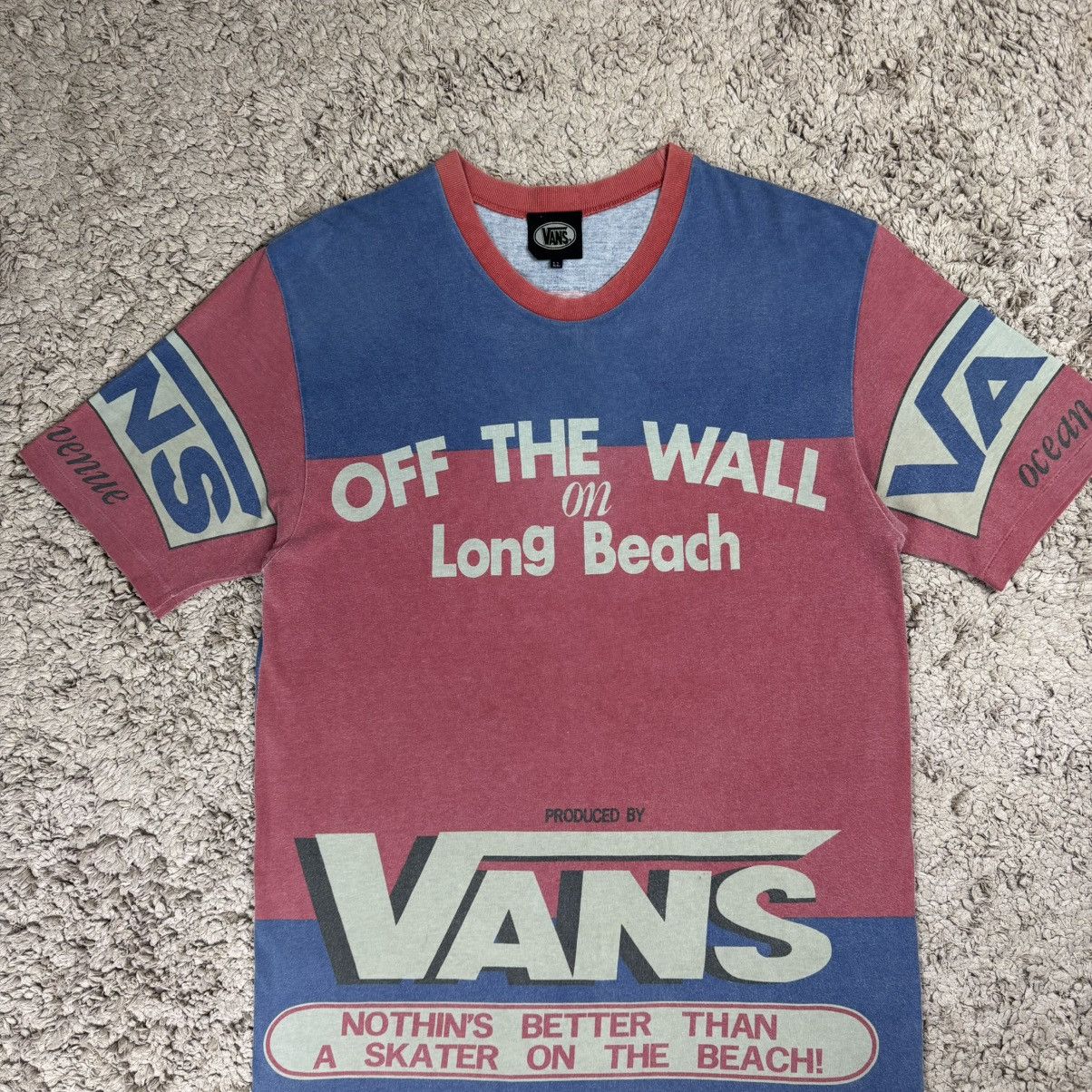 Vans Vintage Vans Long Beach Rare T-shirt Size US XL / EU 56 / 4 - 5 Thumbnail