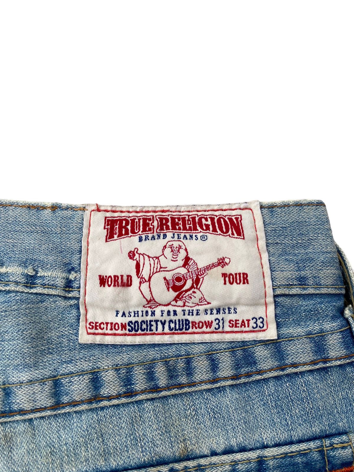 True Religion Vintage Collectible Item True Religion Patchwork Flare Pant Size US 35 - 6 Thumbnail