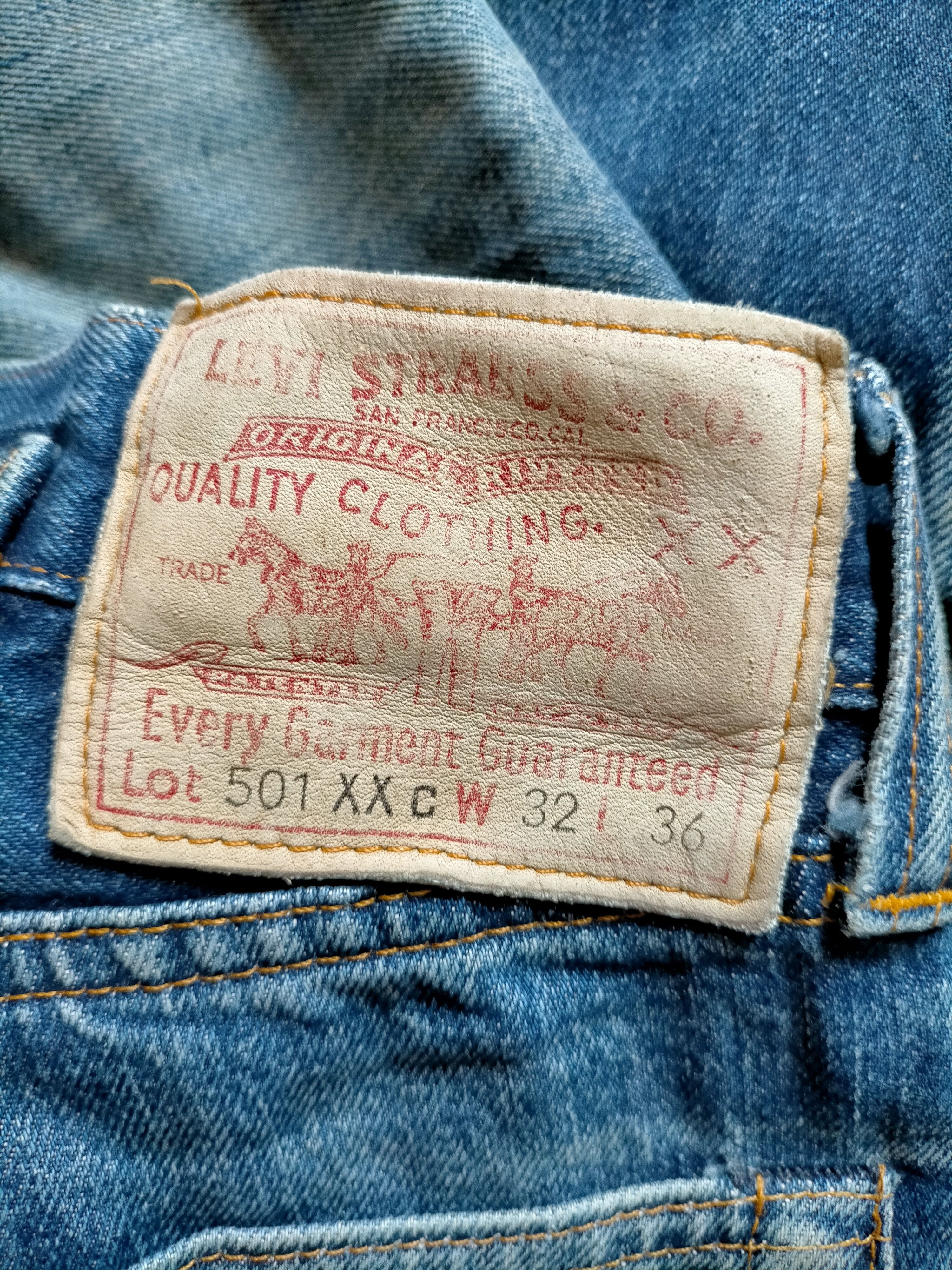 Levi's Vintage Clothing Vintage 90s Levis 501xx Big E Selvedge Jeans Size US 30 / EU 46 - 22 Thumbnail