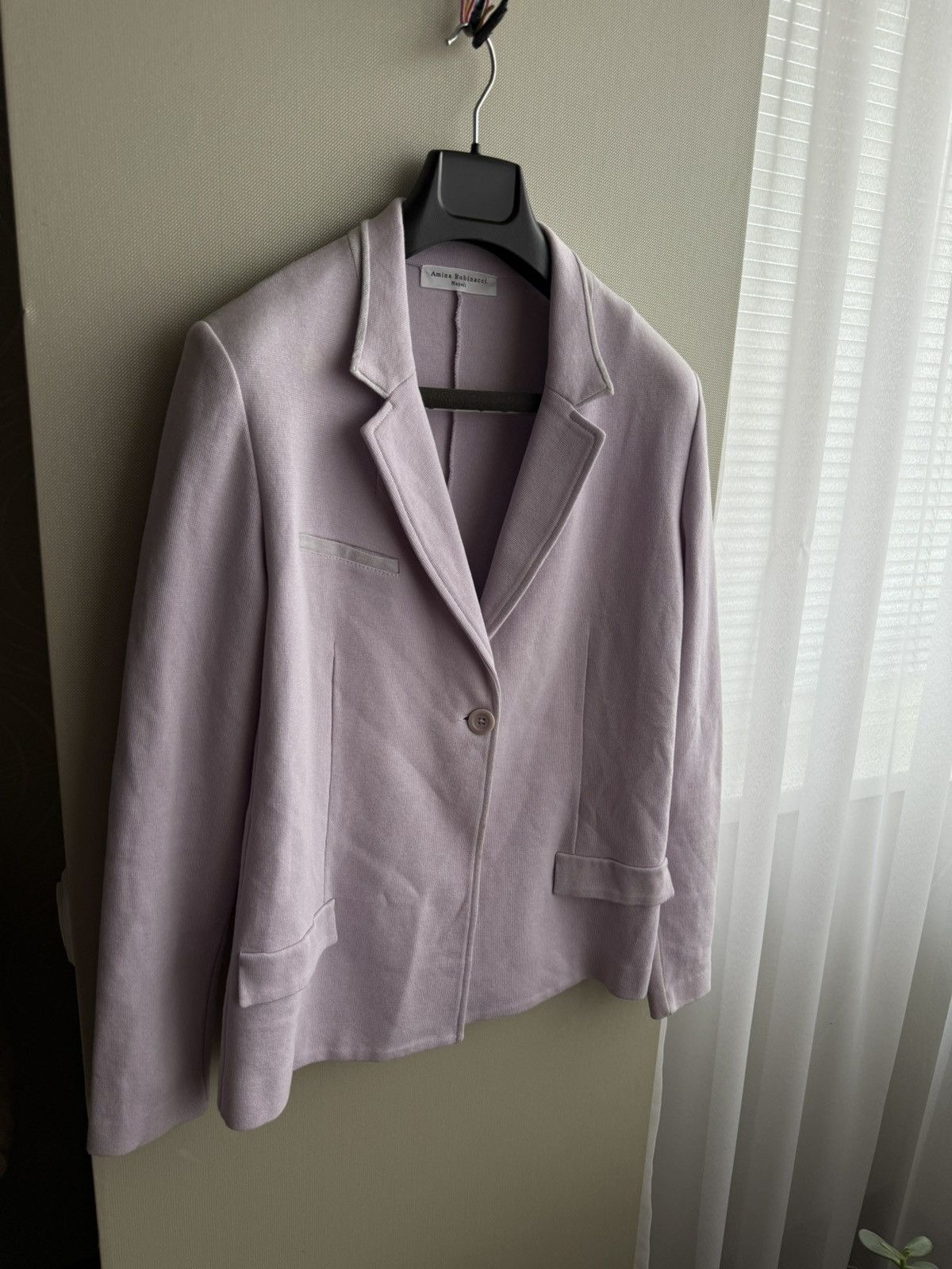 Amina Rubinacci Amina Rubinacci Blazer Women’s 100% Cotton Italy Size:48 Size L / US 10 / IT 46 - 2 Thumbnail