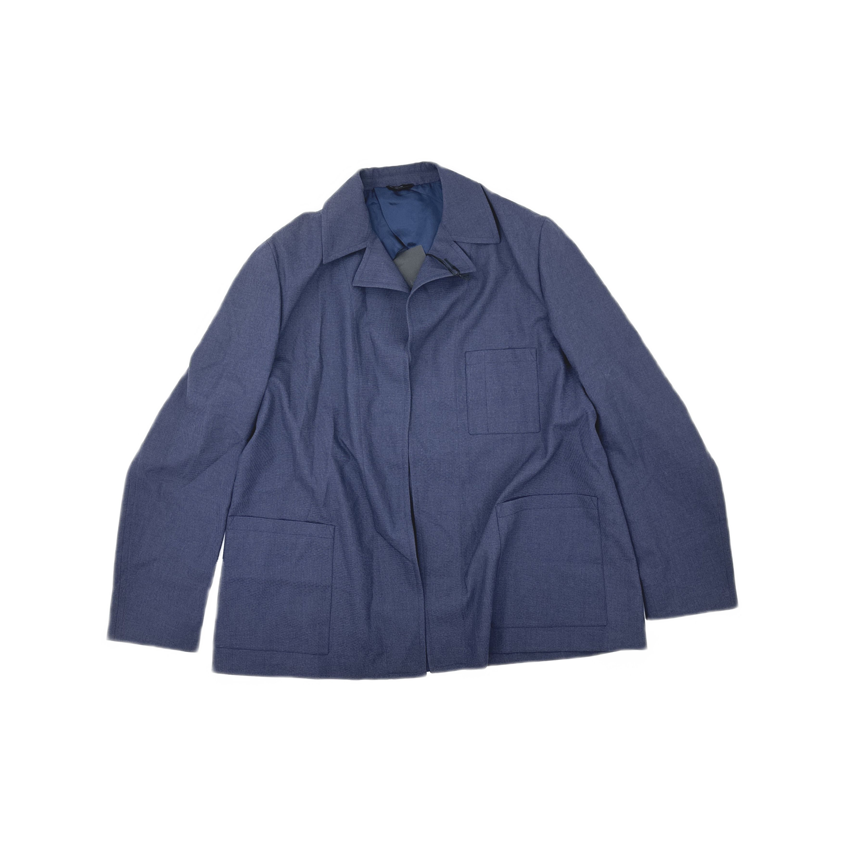 Fendi Fendi Blue Wool Light Jacket Size L Size US L / EU 52-54 / 3 - 1 Thumbnail