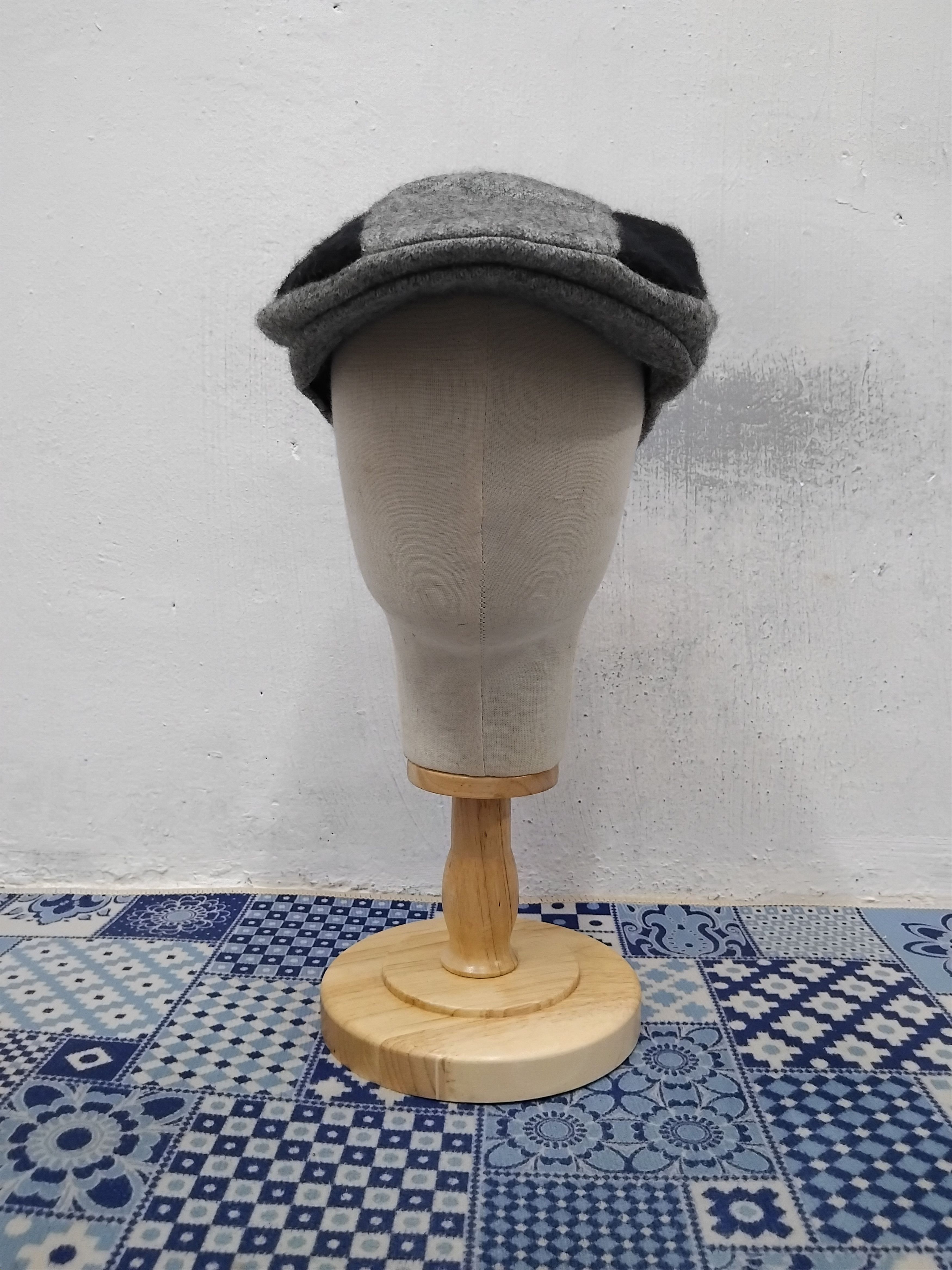 Japanese Brand 💥Heywon grey colour baretta hat Size 38 - 3 Thumbnail