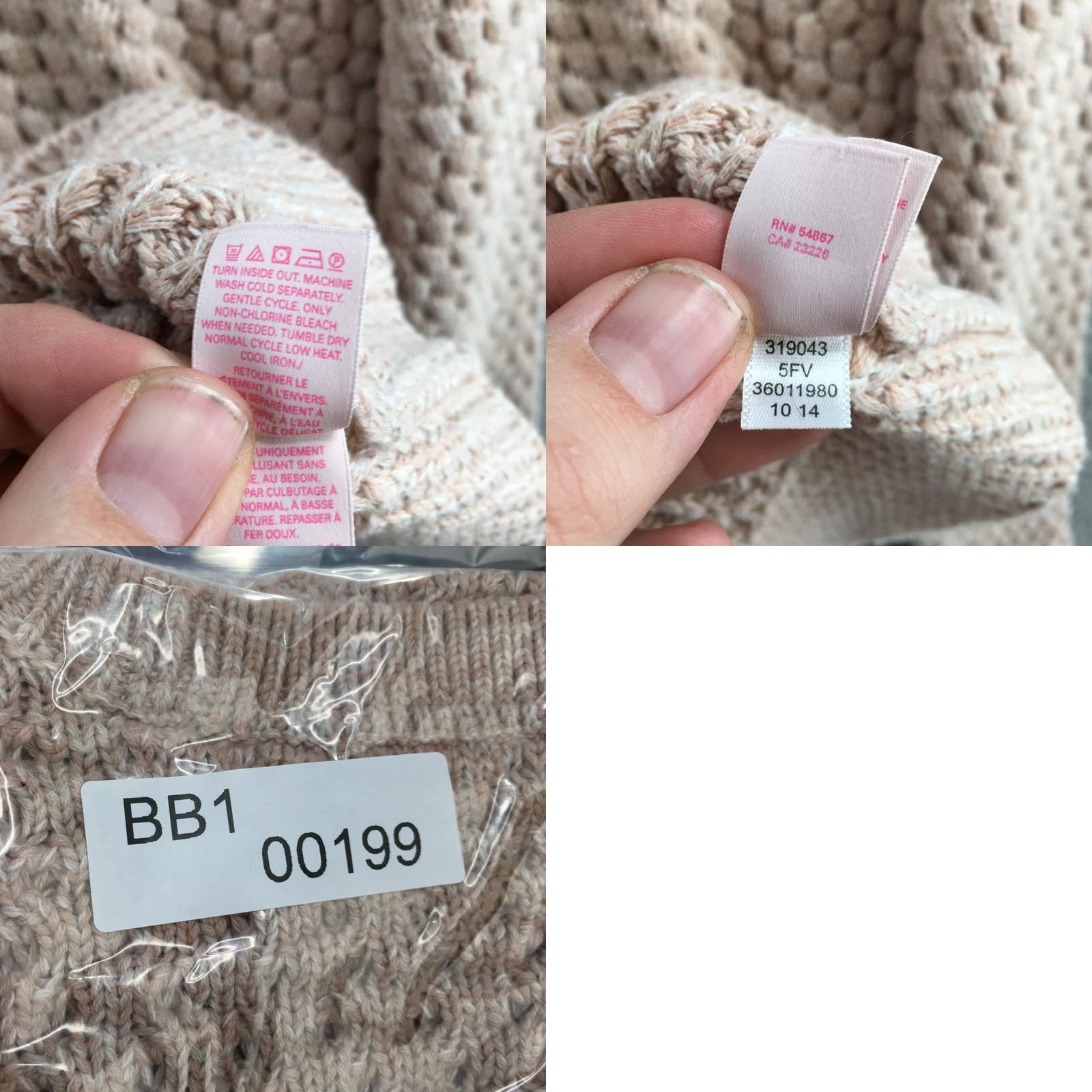 Victoria's Secret Victoria'S Secret Sweater Womens XL Beige Oatmeal Open Knit Pullover Cotton Size XL / US 12-14 / IT 48-50 - 9 Thumbnail