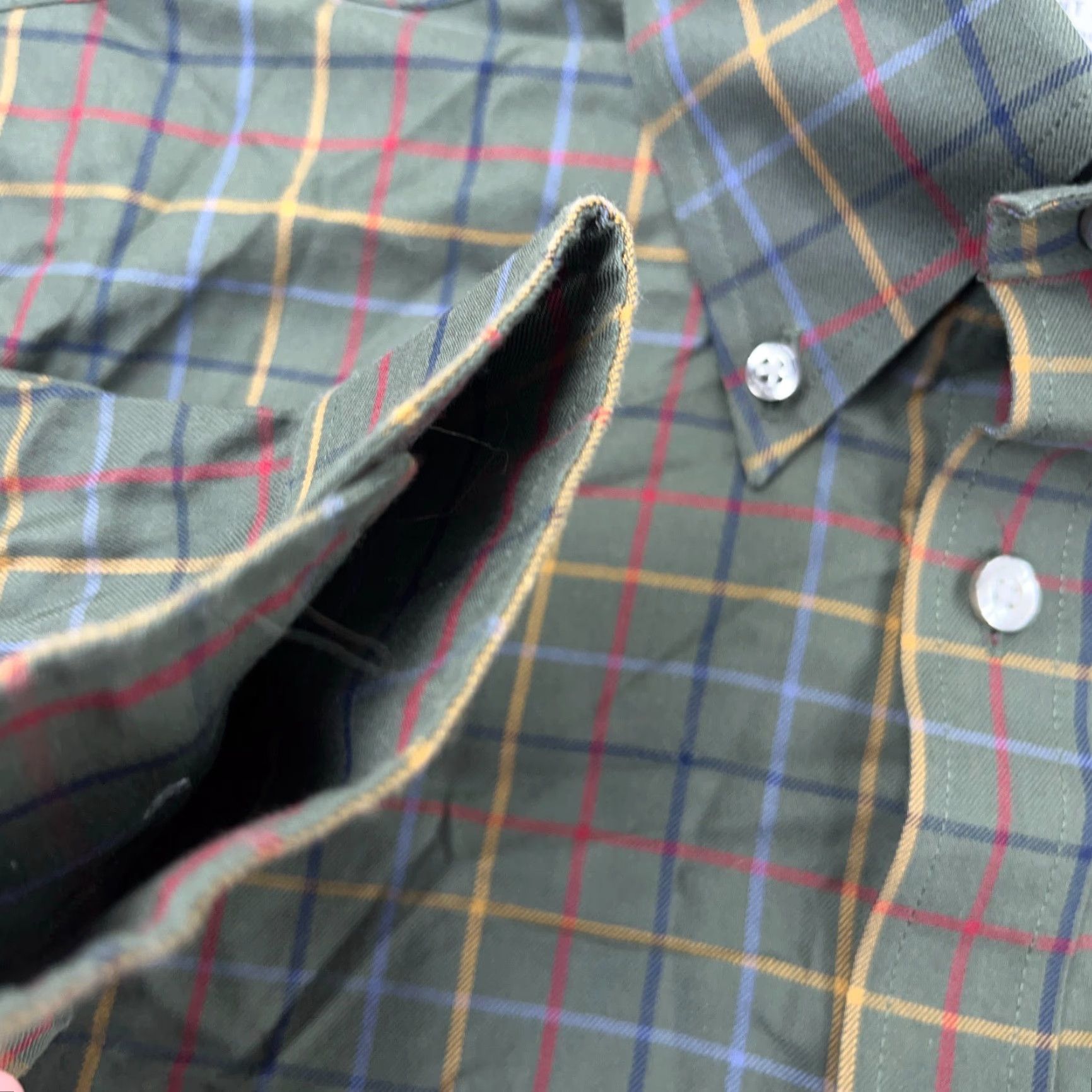 Brooks Brothers Brooks Brothers Flannel Shirt Green Plaid Button-Up Men Small Regular Fit Size US S / EU 44-46 / 1 - 4 Thumbnail