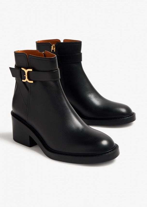 Chloe o1loc1c1024 Marcie Ankle Bootss in Black Size US 5 / IT 35 - 5 Thumbnail