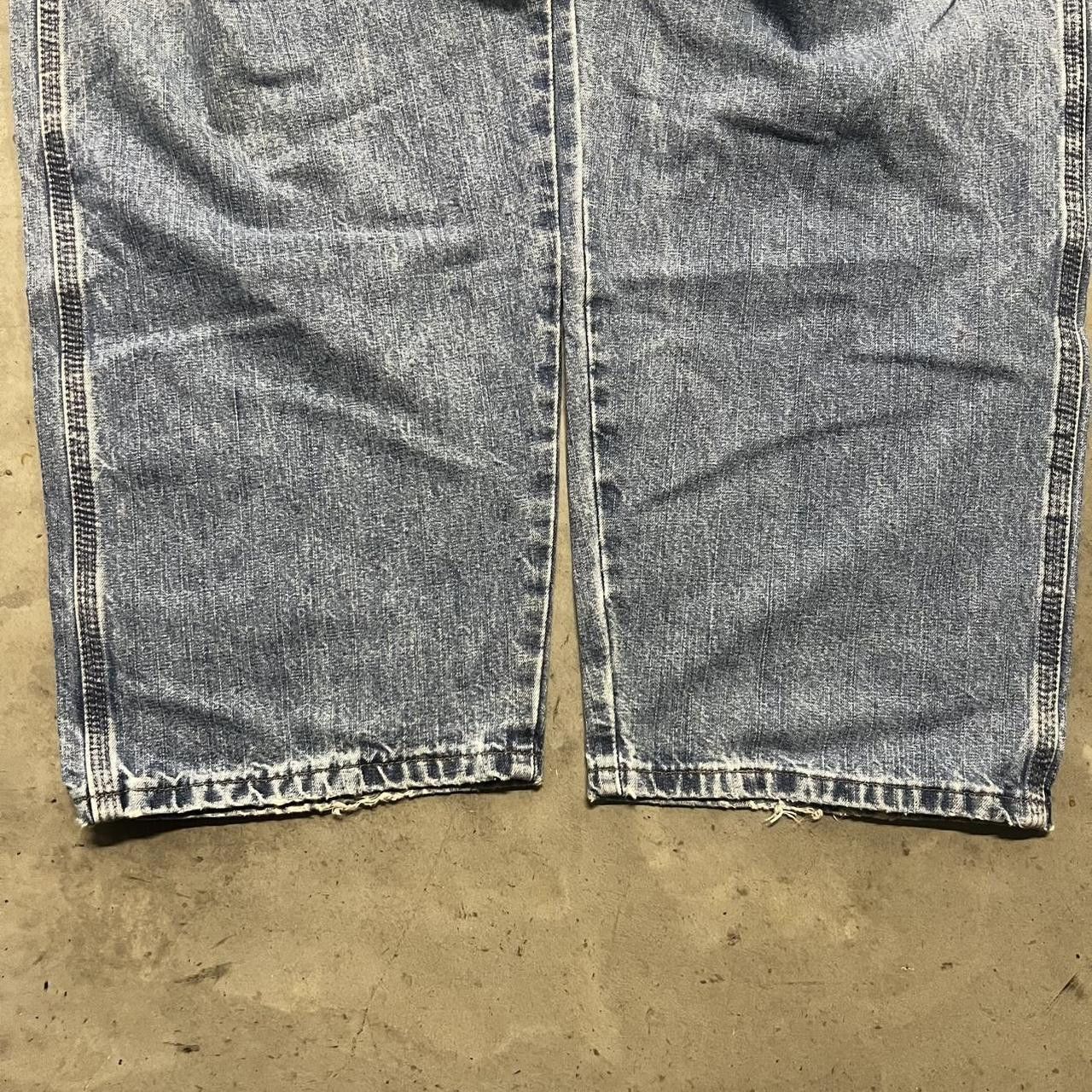 Japanese Brand × Vintage Vintage Y2K Super Baggy Carpenter Workwear Denim Jeans! Size US 42 / EU 58 - 5 Thumbnail