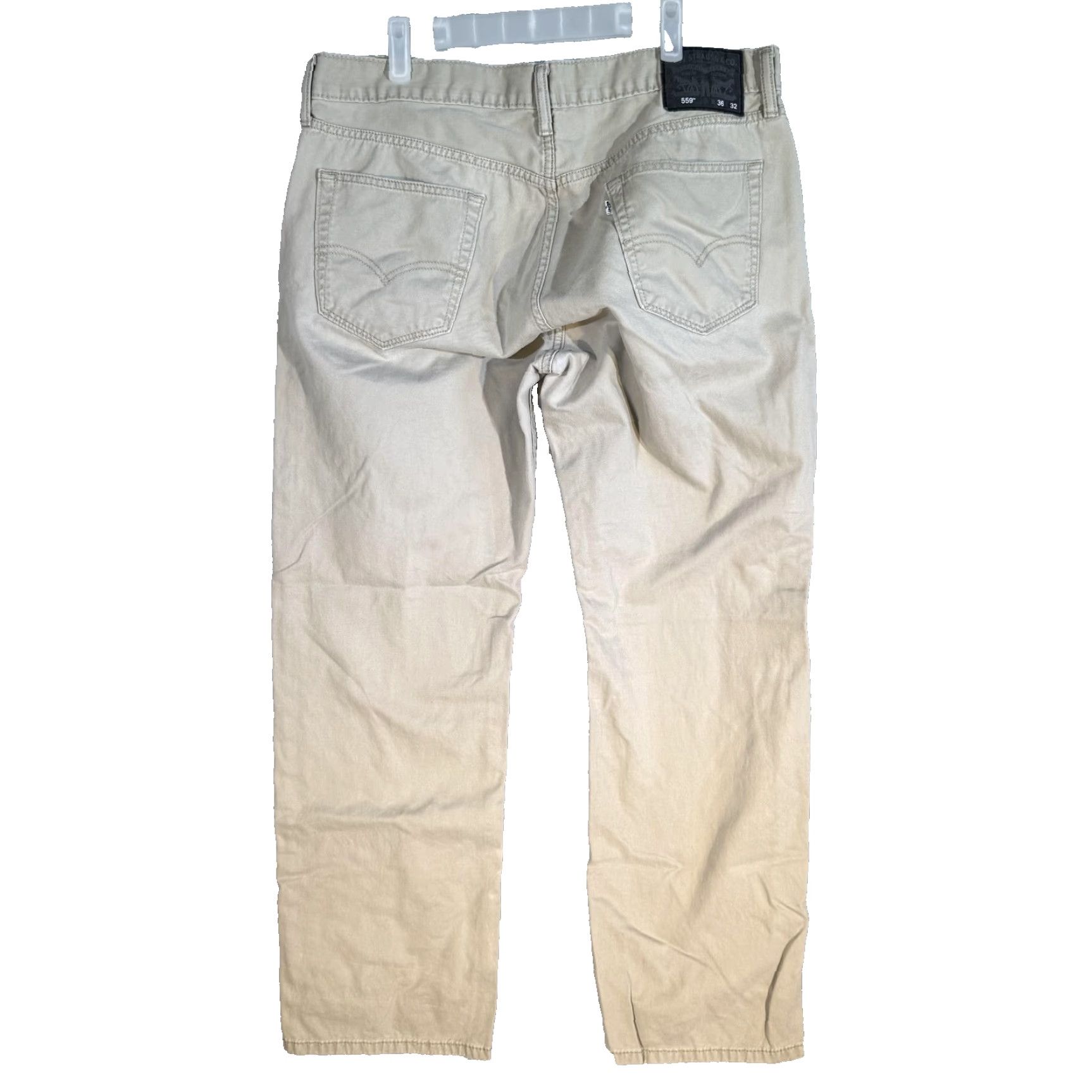 Levi's Levi's 559 Jeans Mens 36x32 Beige Straight Size US 36 / EU 52 - 2 Thumbnail
