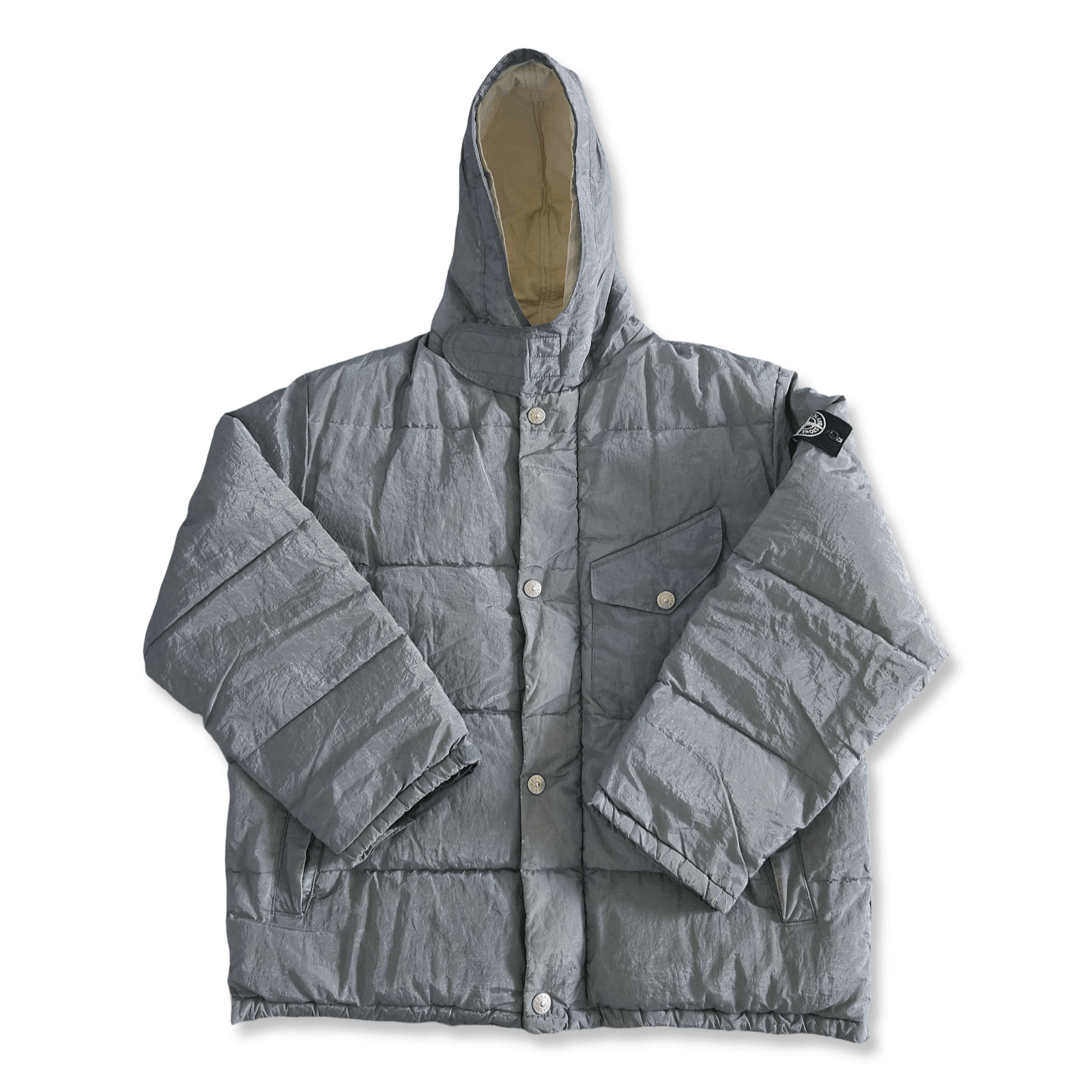 Stone Island × Vintage Stone Island 1999 Pure Metal Shell Puff Jacket XL RARE Size US XL / EU 56 / 4 - 2 Thumbnail