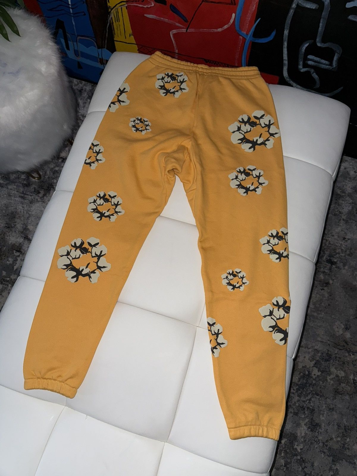 Cactus Plant Flea Market × DENIM TEARS Wreath sweatpants Size US 32 / EU 48 - 2 Thumbnail