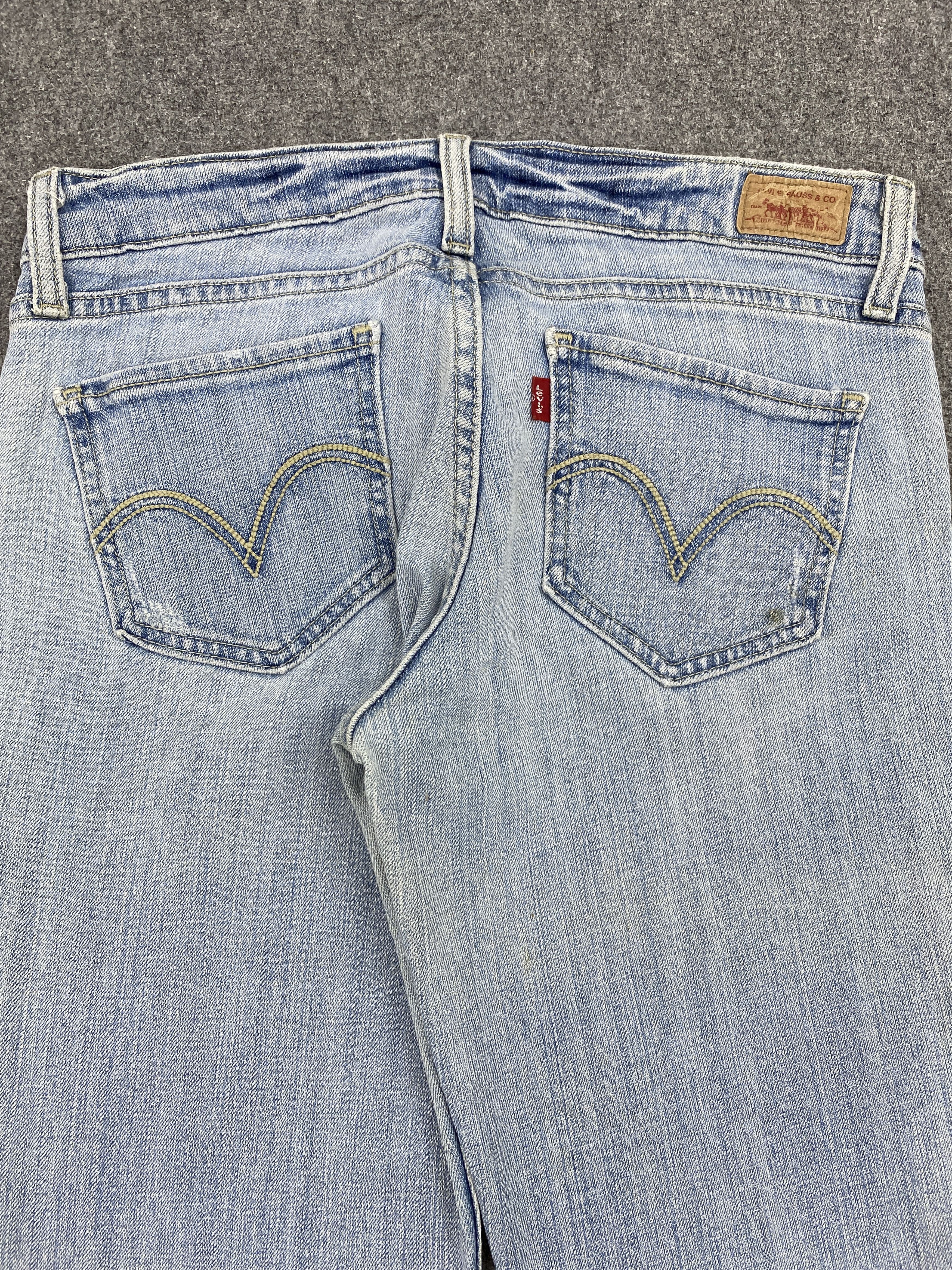 Levi's × Vintage Vintage Levis 524 Low Bootcut Denim Jeans Size US 30 / EU 46 - 4 Thumbnail