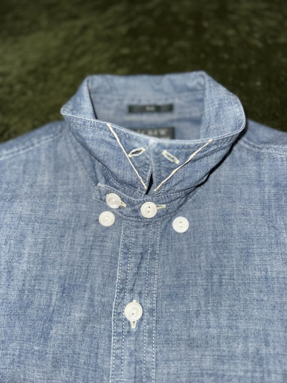 J.Crew [S] J.Crew Classic-Fit Pocket Chambray Shirt Size US S / EU 44-46 / 1 - 3 Thumbnail
