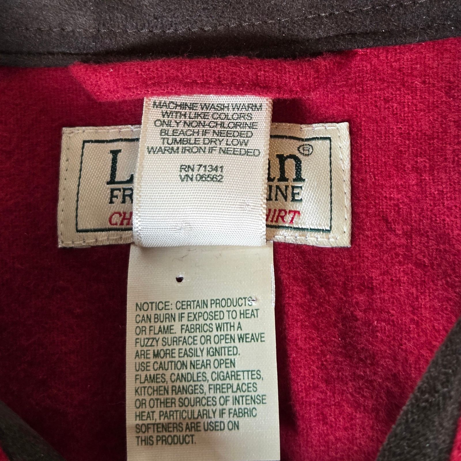 L.L. Bean L.L.Bean Chamois Cloth Shirt XL Quilted Elbow Patch Size US XL / EU 56 / 4 - 4 Thumbnail