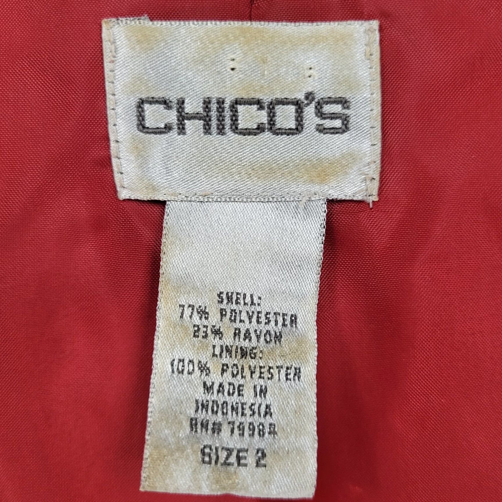 Vintage Chico's Leopard Buttoned Lightweight Lined Jacket 2 US 12 Women Medium? Size XS / US 0-2 / IT 36-38 - 3 Thumbnail