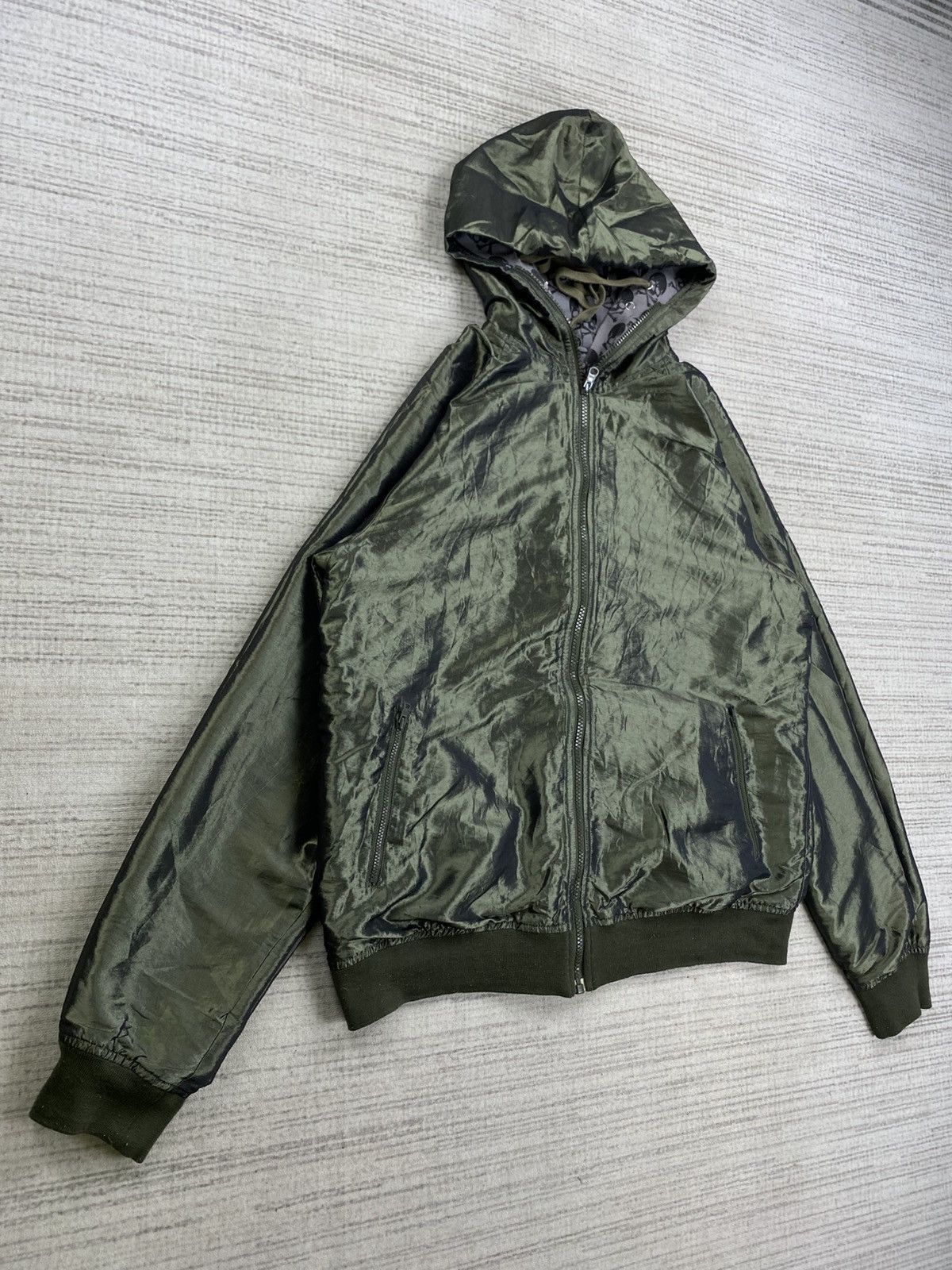 Japanese Brand × Vintage Graniph Skull Monogram Printed Reversible Hoodie Jacket Size US M / EU 48-50 / 2 - 7 Thumbnail