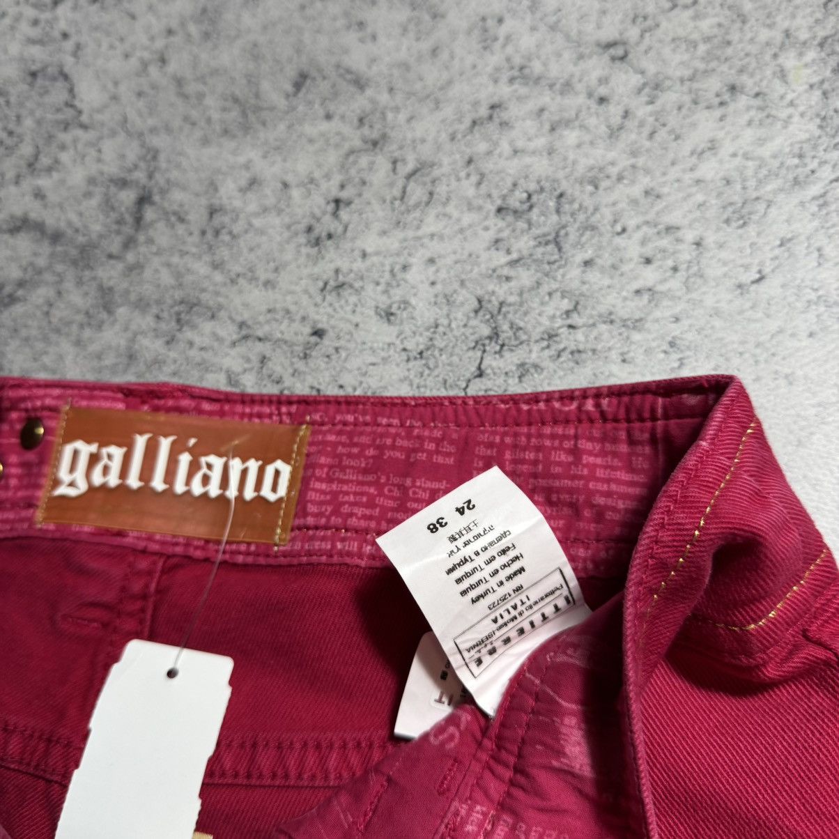 John Galliano NEW Galliano Y2K 00s Mini Shorts Size 24" / US 00 / IT 34 - 8 Thumbnail