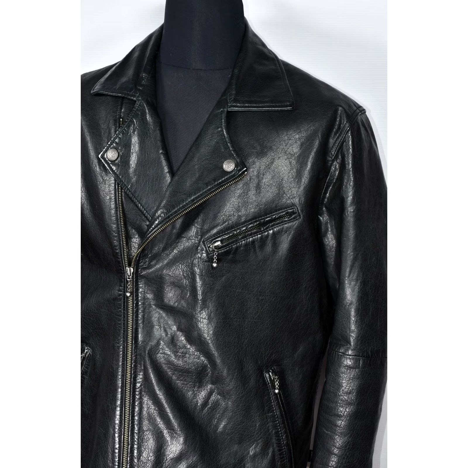 Levi's Levi's Motorcycle Jacket Biker Men's XL Leather Black Size US XL / EU 56 / 4 - 6 Thumbnail