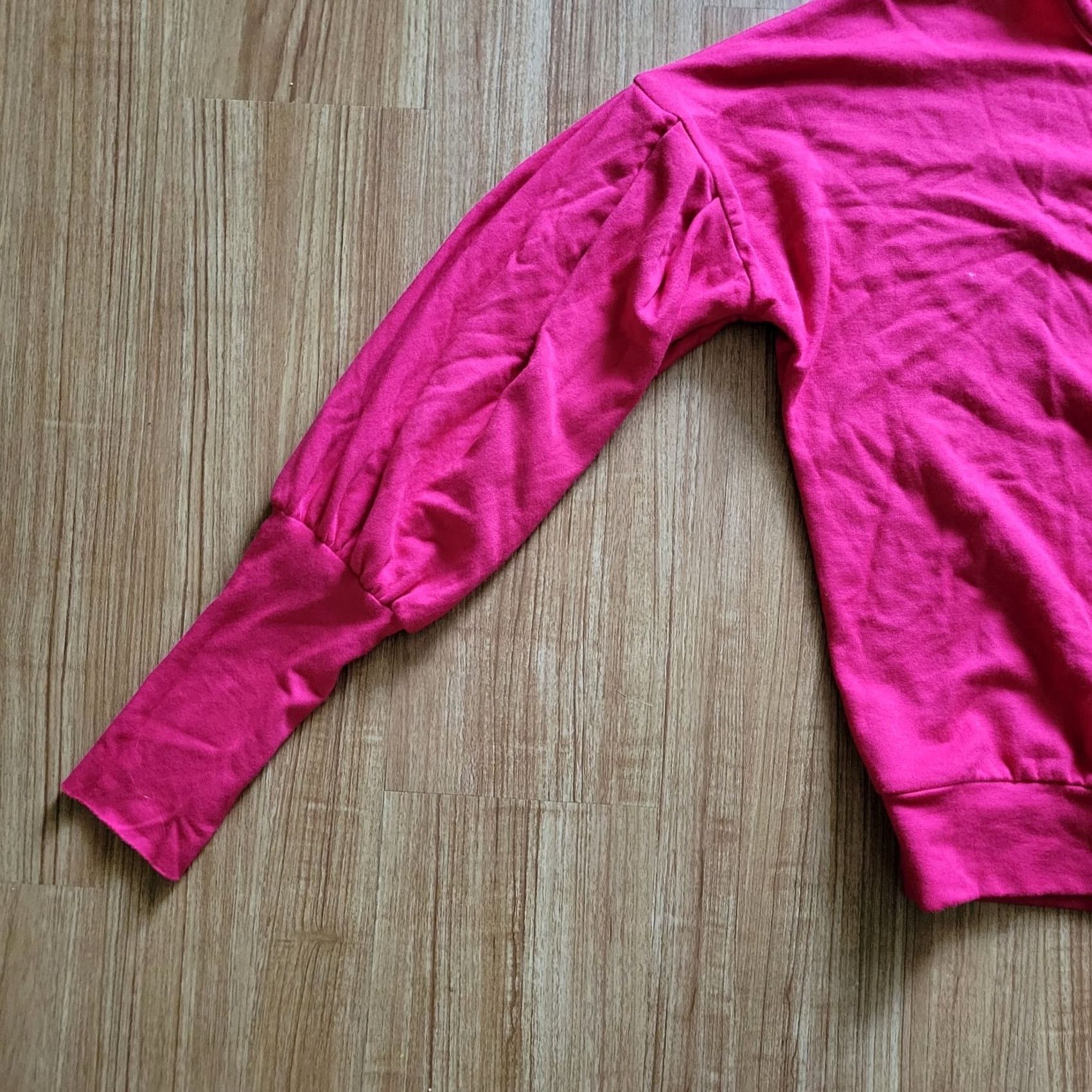 Bailey 44 Bailey 44 Sweater Womens Size S Red Balloon Sleeve Casual Crew Neck Jersey Knit Pullover Sweatshirt Top - Womens Size S / US 4 / IT 40 - 6 Thumbnail