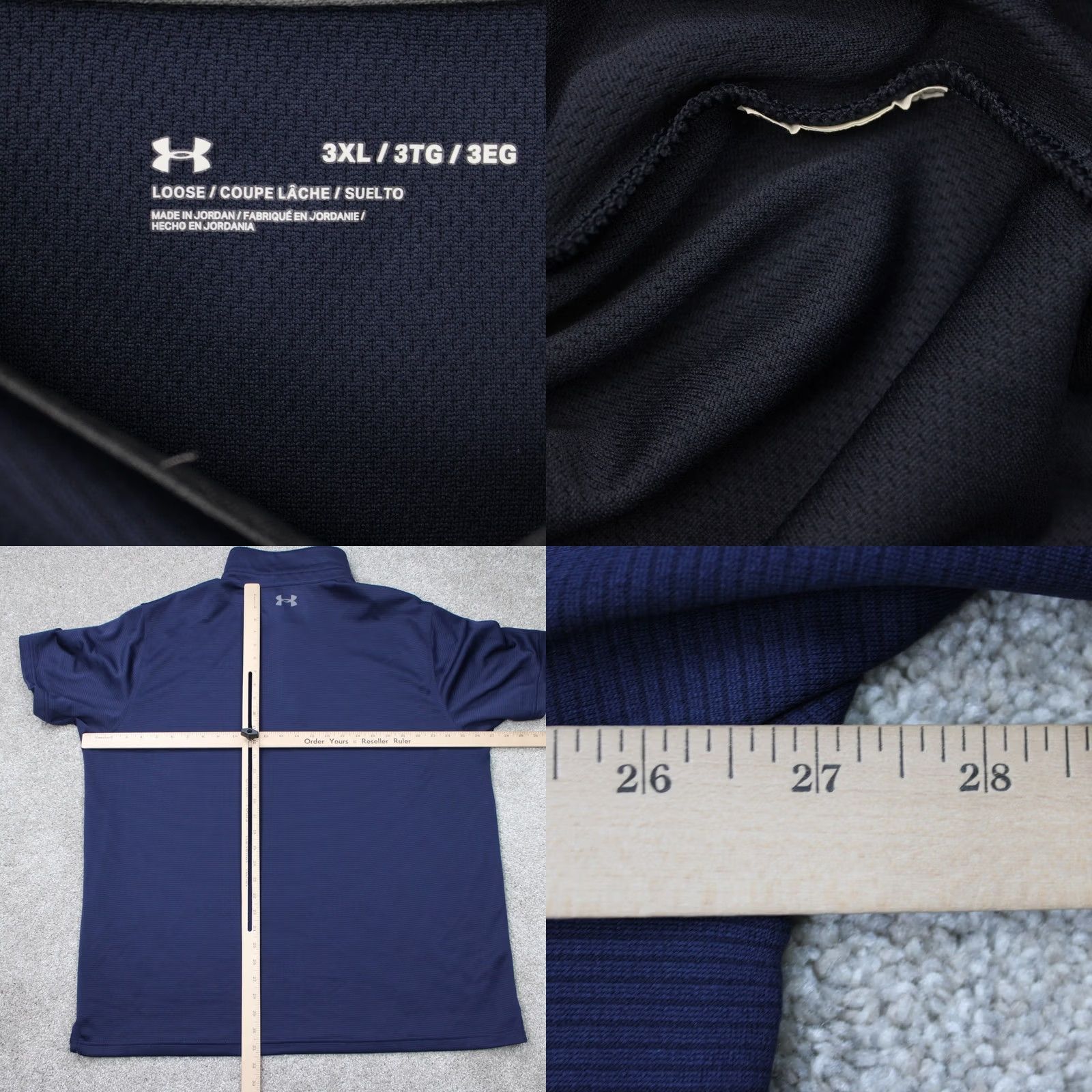 Under Armour Under Armour Polo Shirt Mens 3XL XXXL Blue Short Sleeve Regular Fit Logo Breathable Polo Shirt 3XL Blue Under Armour HeatGear Brand- Under Armour的 Size US XXL / EU 58 / 5 - 8 Thumbnail