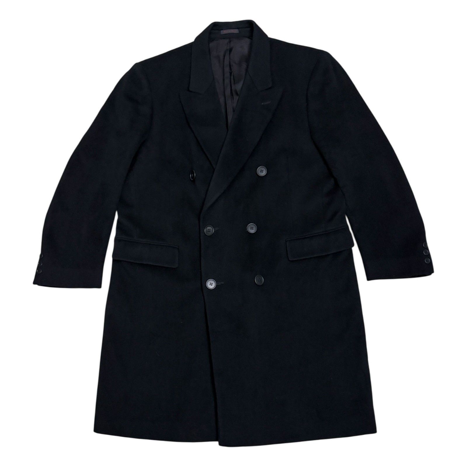 Cerruti 1881 NINO CERRUTI RUE ROYALE Pure Wool Vintage 90s Pea Coat XL Size US XL / EU 56 / 4 - 1 Thumbnail