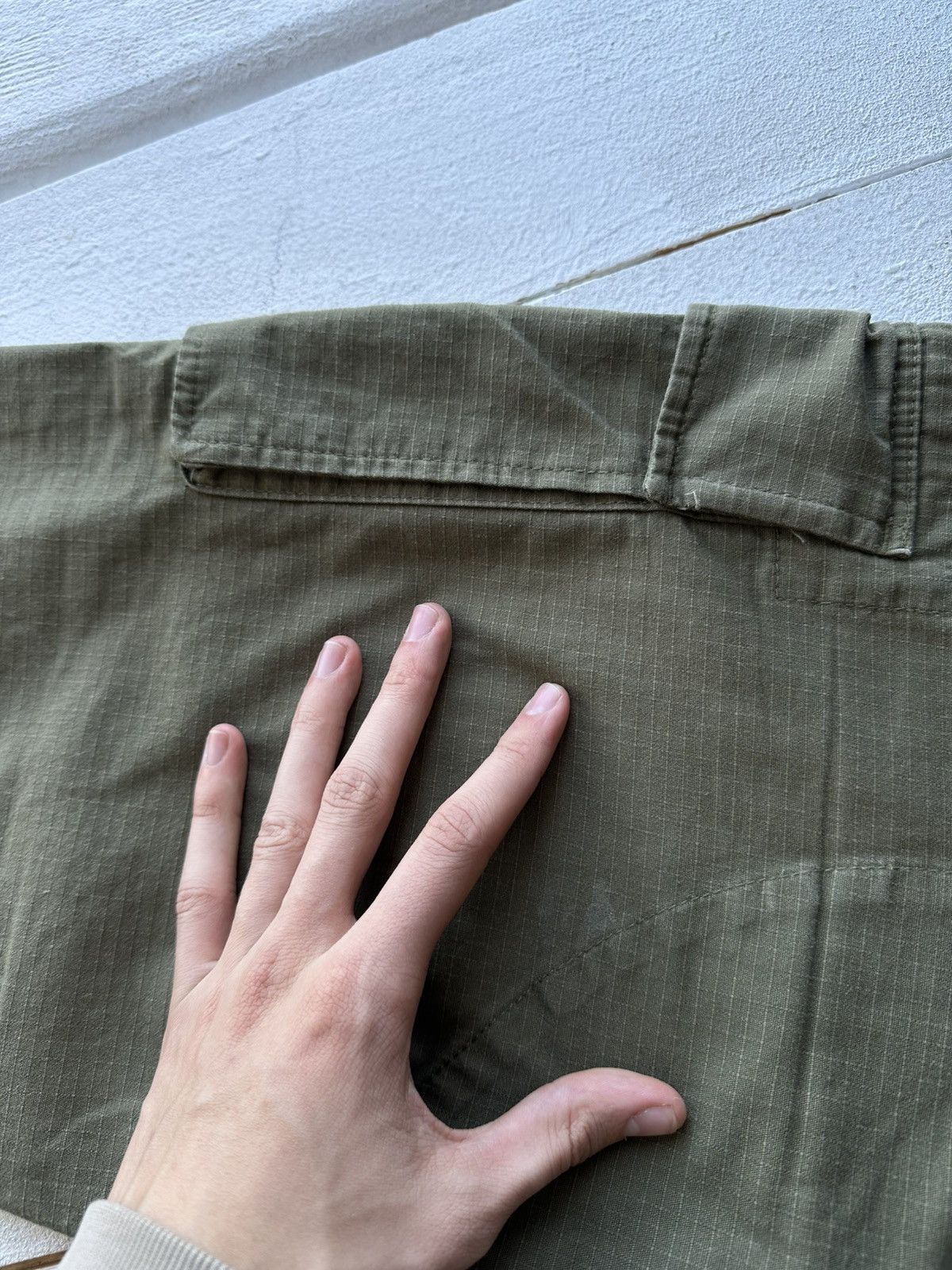 Dickies OLIVE DICKIES 🚨 CARGO PANTS Y2K SK8 BAGGY MULTIPOCKET Size US 30 / EU 46 - 15 Thumbnail