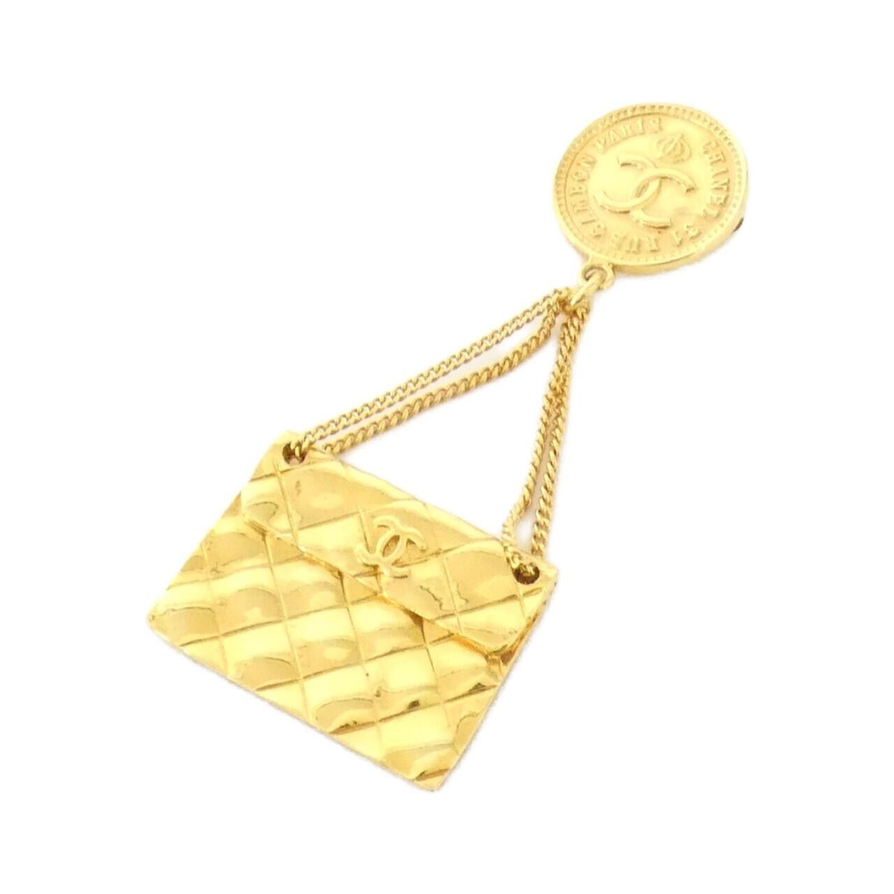 Chanel Chanel Brooch Metal Brooch DUTY FREE for USA