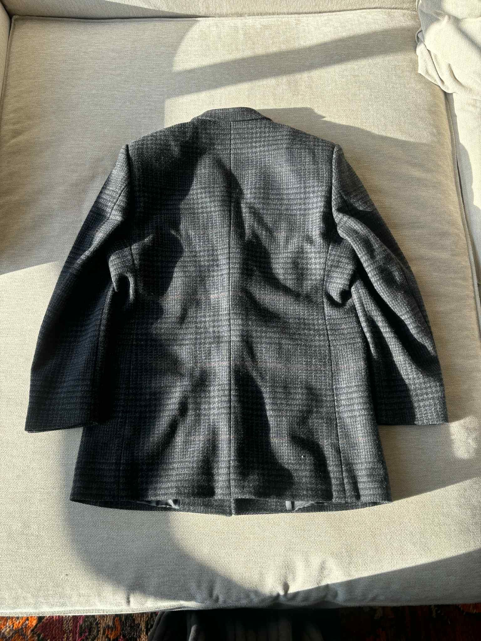 Martine Rose Martine Rose Single Breasted Check Wool Jacket - Grey Size 42L - 2 Thumbnail