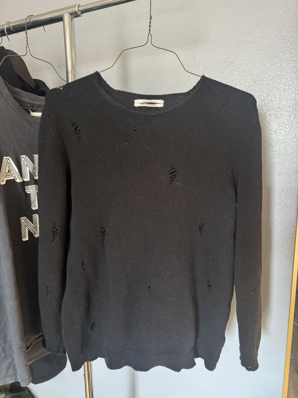 トップス Rick Owens MONCLER DRAPEFRONT KNIT Rick Owens MONCLER DRAPEFRONT KNIT