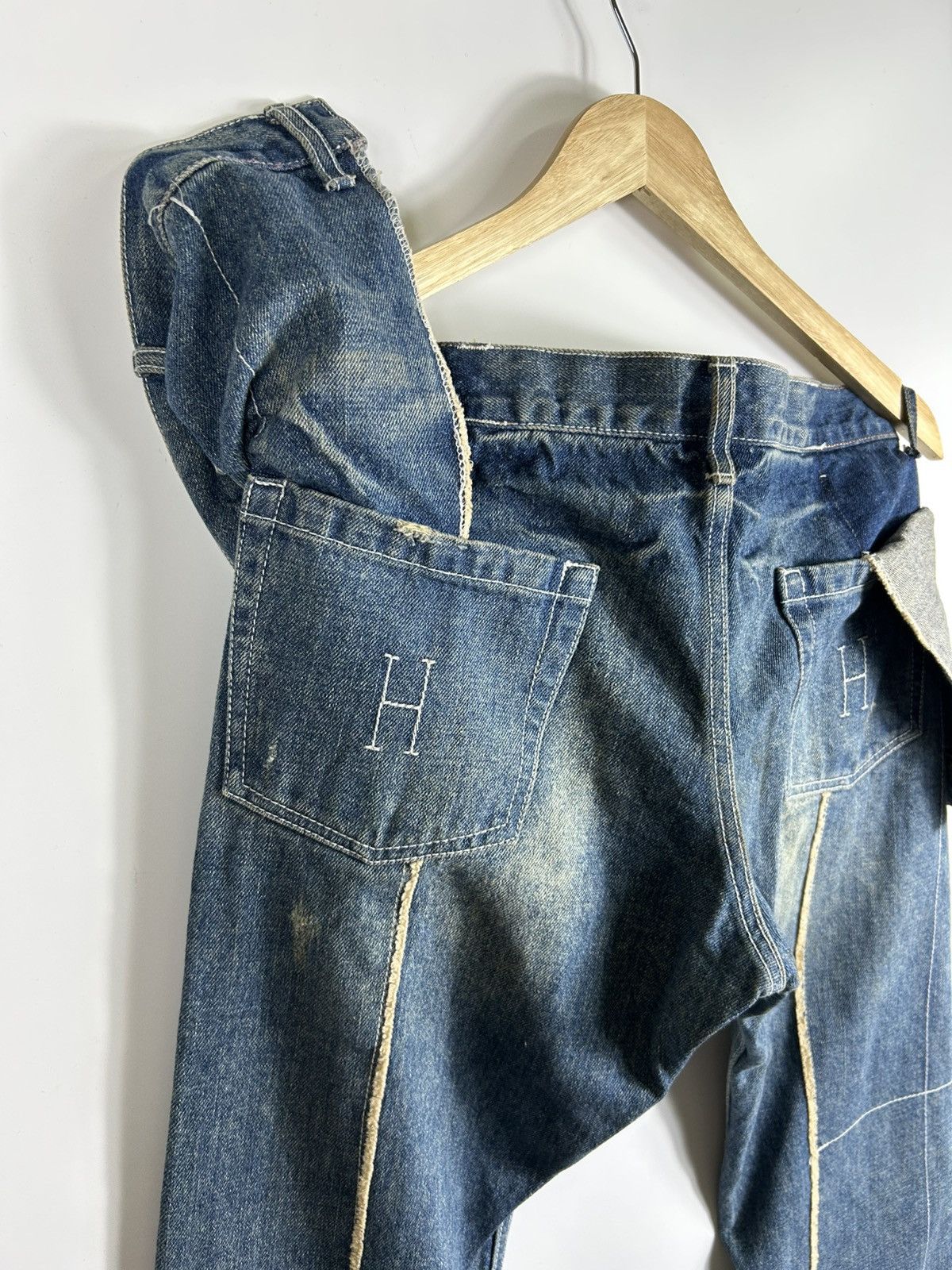 Japanese Brand 🔥Designer Satoshi Hiramoto Denim Size US 32 / EU 48 - 14 Thumbnail