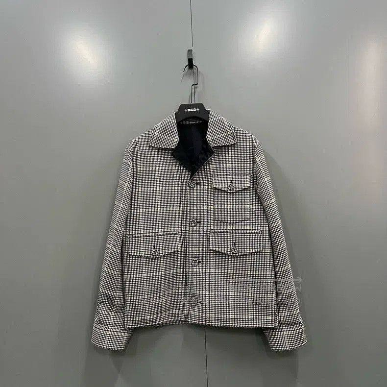 Dior Contrast colour plaid lapel jacket