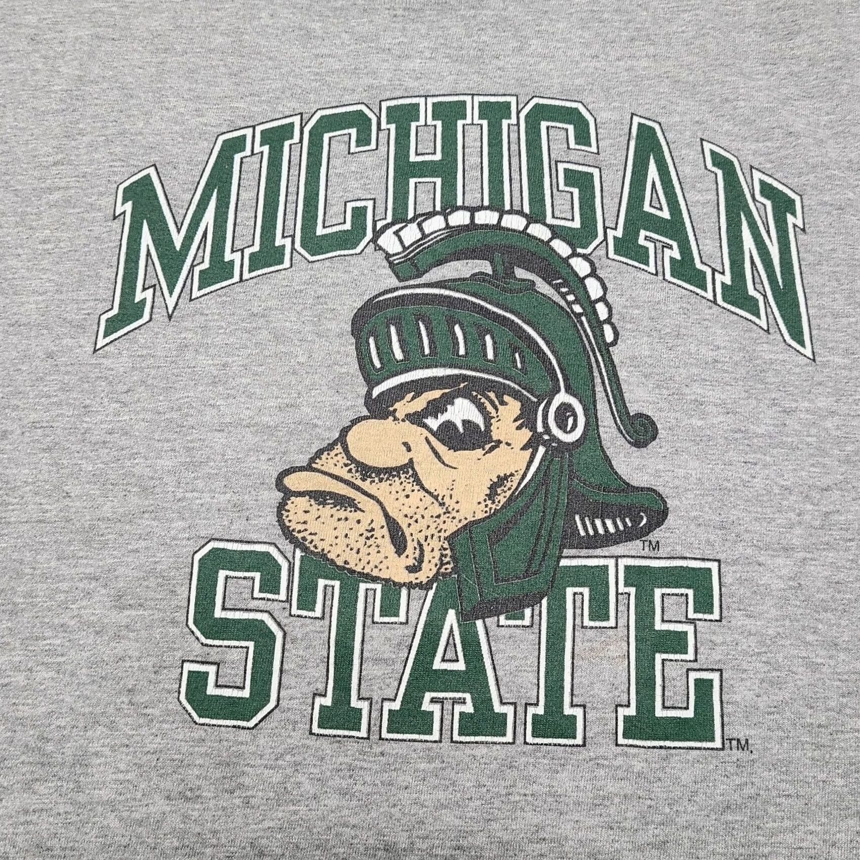 Vintage VINTAGE Michigan State Spartans Signal Sports T-Shirt USA Men’s Small 90s Shirt Mens S Gray Short Sleeve Cotton 90s Theme Size US S / EU 44-46 / 1 - 2 Thumbnail