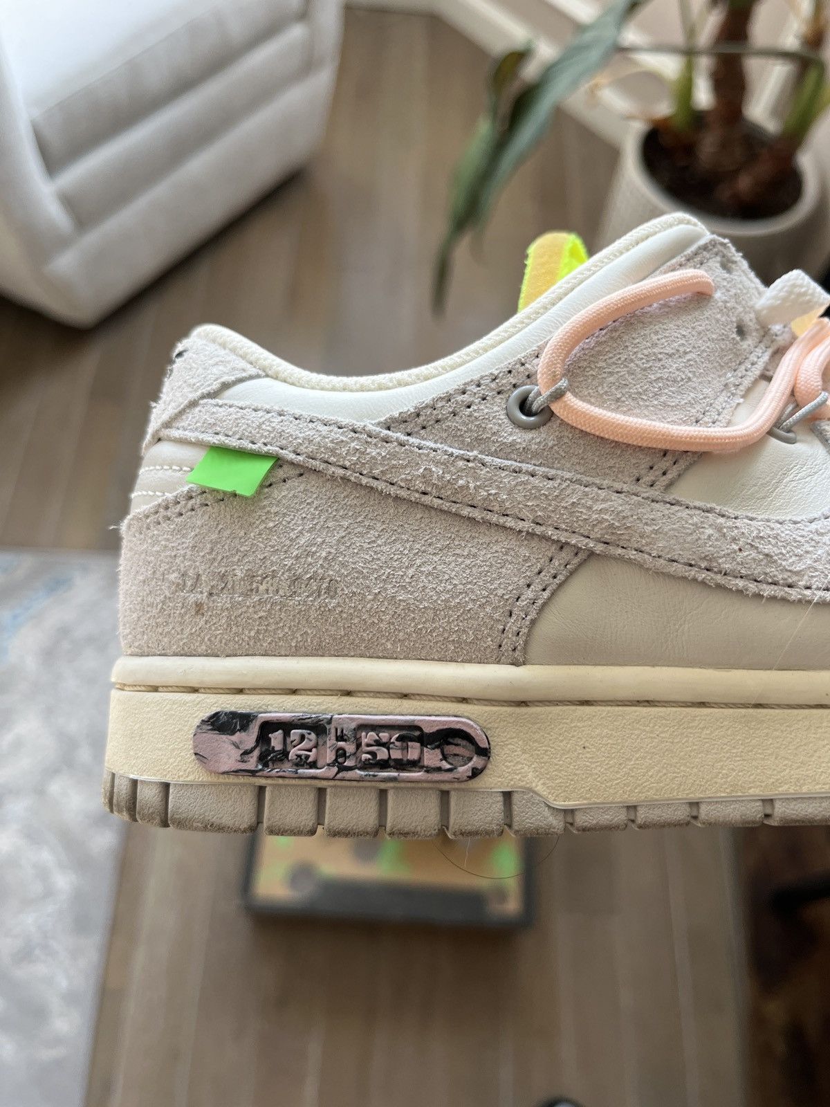 Nike × Off-White Nike x Off White Dunk Lot 12 Size US 9.5 / EU 42-43 - 8 Thumbnail