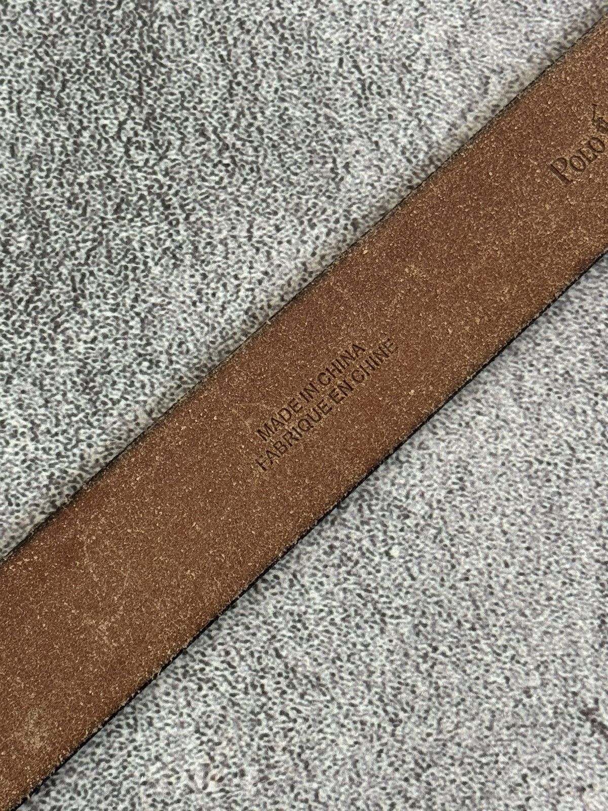 Polo Ralph Lauren × Vintage Polo Ralph Lauren brown leather belt biker cowboy casual Size ONE SIZE - 13 Thumbnail
