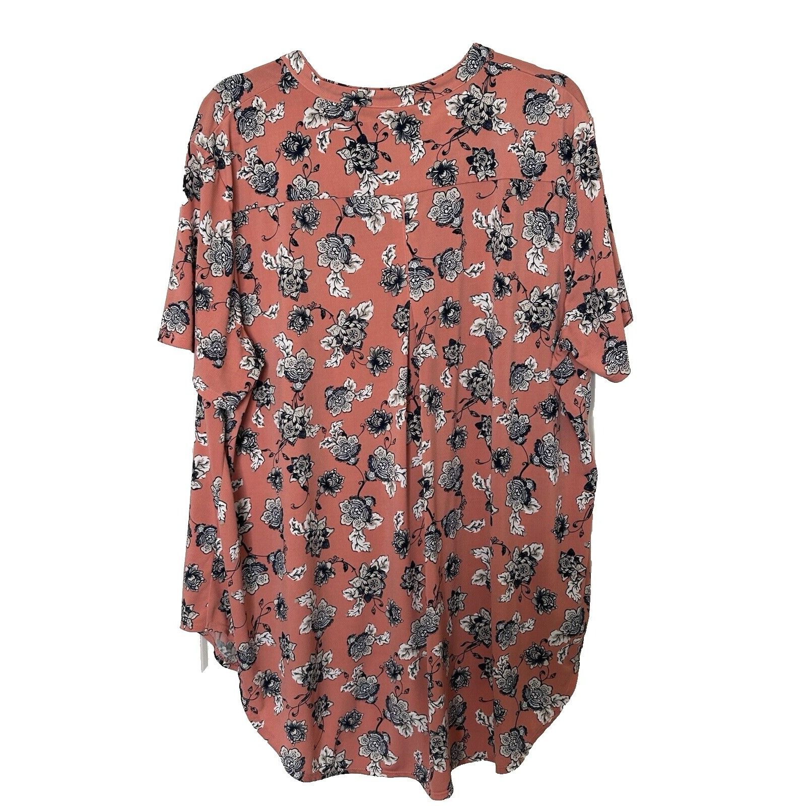 Other Cato Blouse Womens Plus Size 22/24W Coral/Creamsicle Color- Size 3XL / US 20-22 - 4 Thumbnail