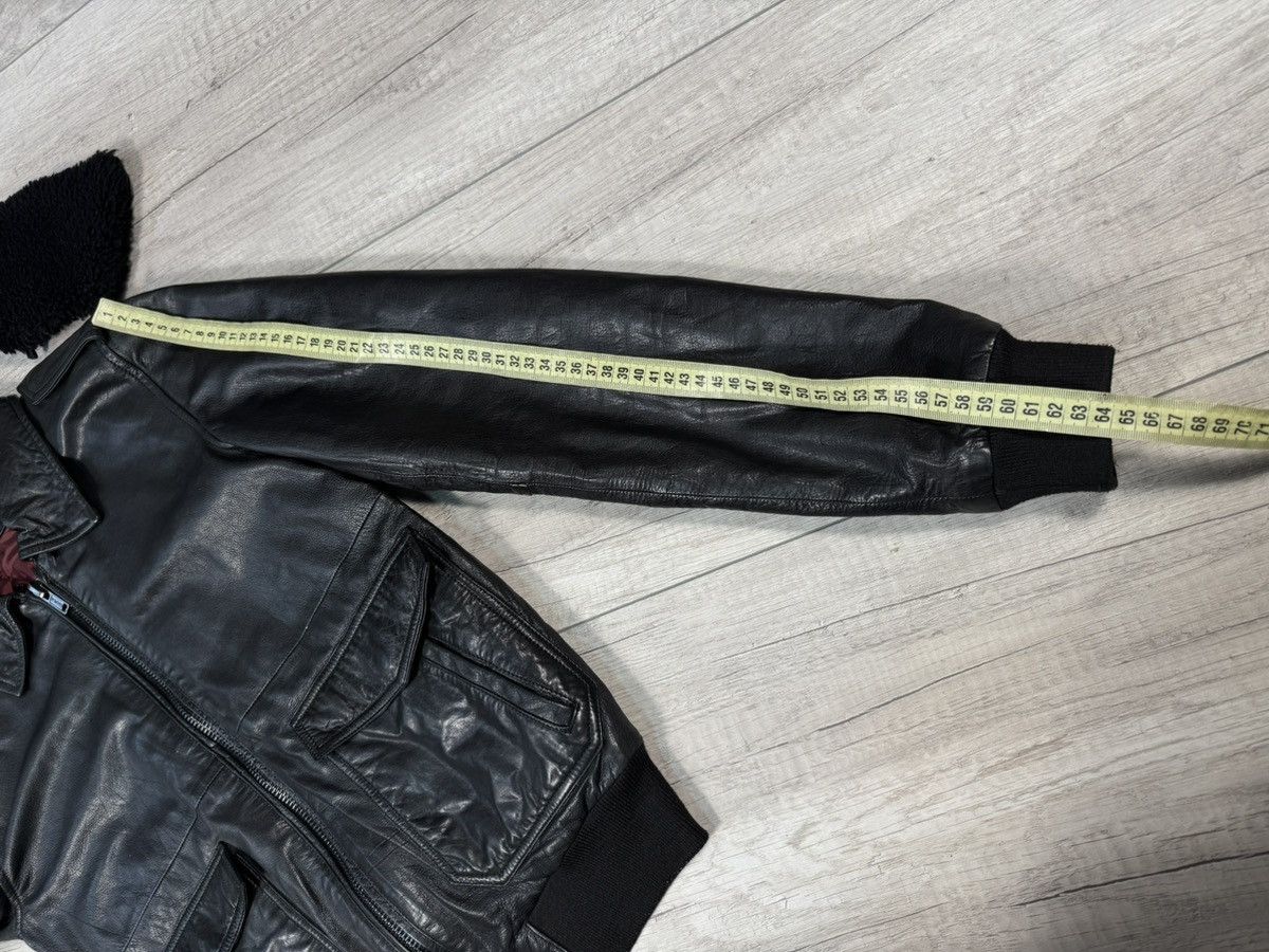 Blk Dnm BIk Dm Leather Flight Pockets Black Jacket Size S Size S / US 4 / IT 40 - 13 Thumbnail