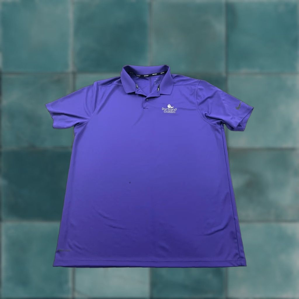 Nike Nike Polo Shirt Men XL Purple Golf Dri-Fit Short Sleeve Classic Size US XL / EU 56 / 4 - 1 Thumbnail