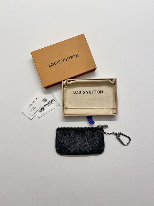 Louis Vuitton Key Pouch Monogram Eclipse Reverse for Men