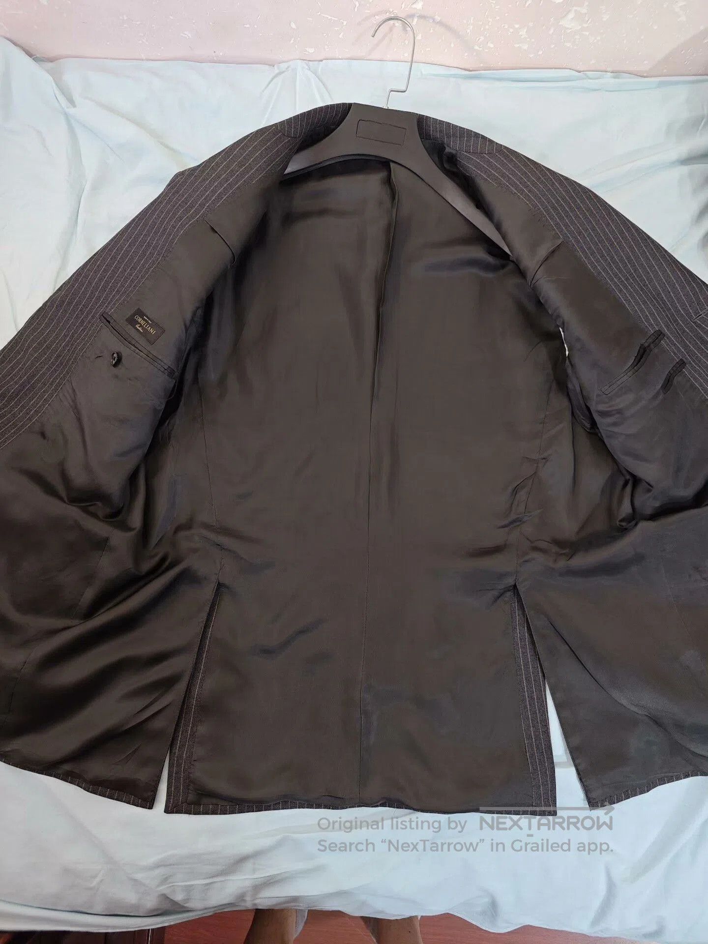 Corneliani Corneliani Italian Wool Blend Suit Jacket. Size US L / EU 52-54 / 3 - 6 Thumbnail