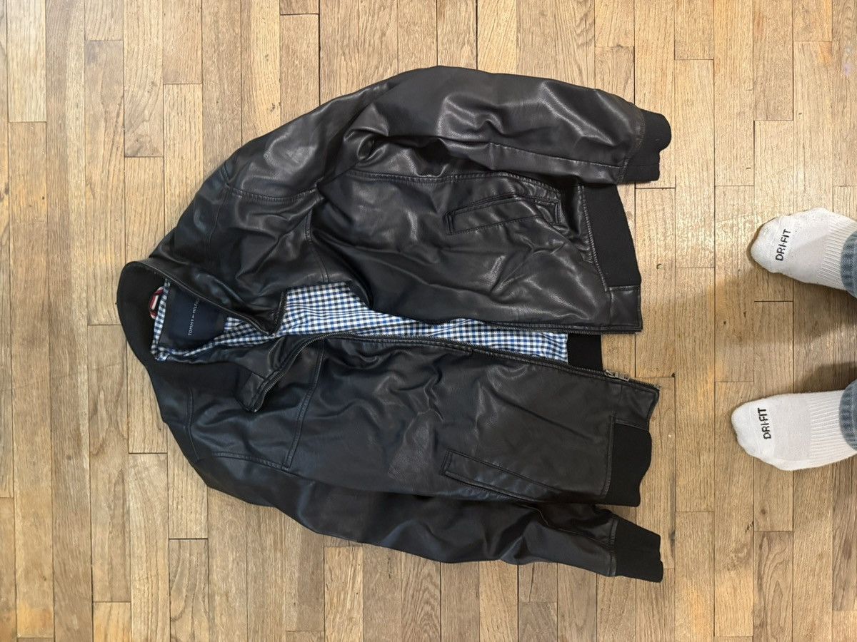 Tommy Hilfiger Tommy hilfiger vintage leather jacket Size US XL / EU 56 / 4 - 1 Thumbnail