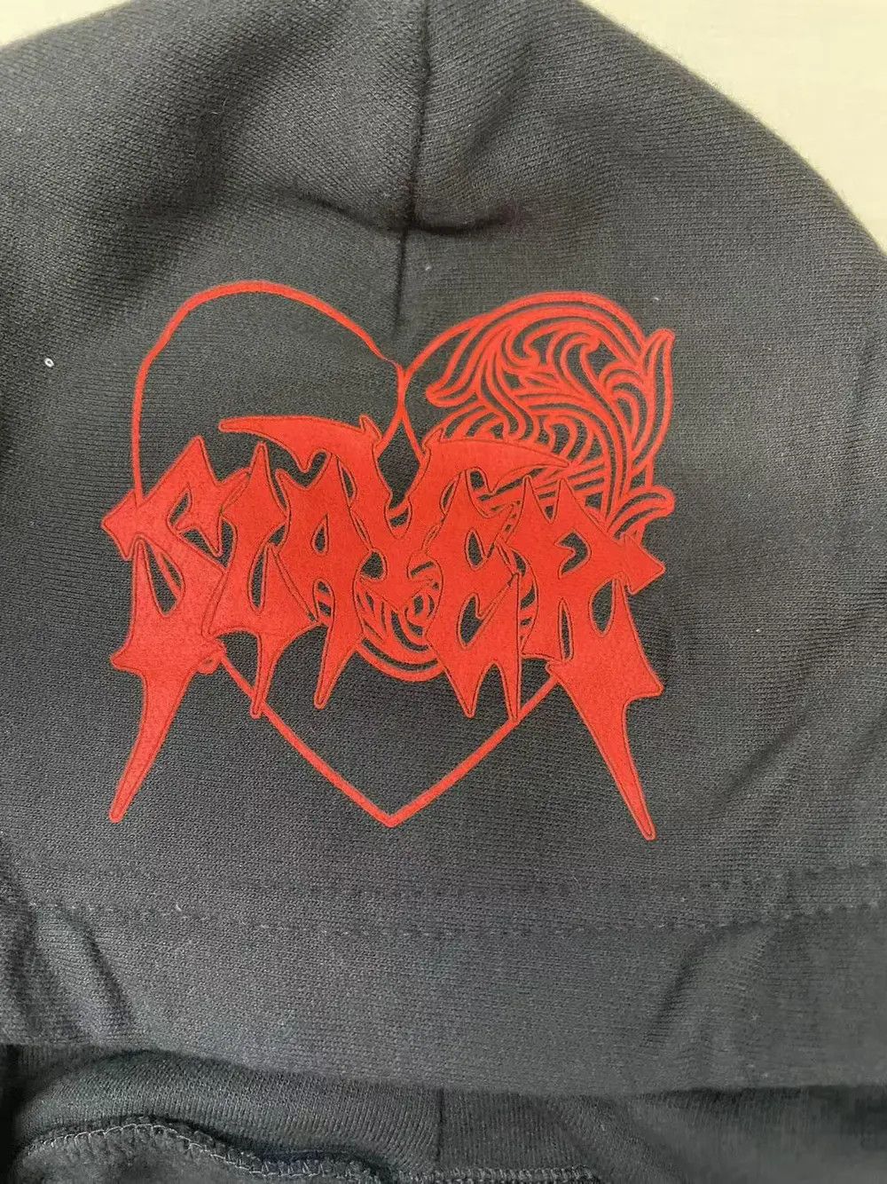 Chrome Hearts Chrome Hearts Deadly Doll Red Horseshoe Logo Pullover Hoodie Size US L / EU 52-54 / 3 - 5 Thumbnail