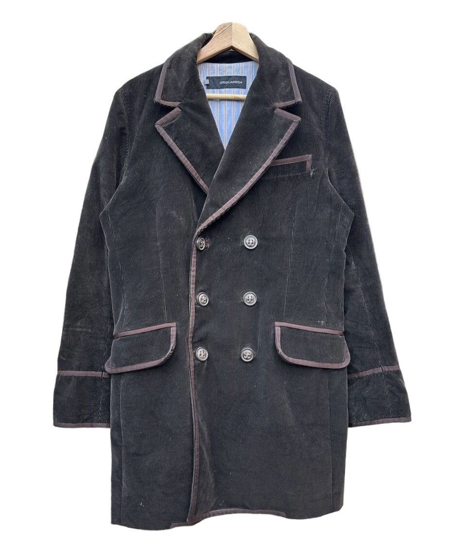 Dsquared2 Dsquared2 Corduroy Long Jacket Size US S / EU 44-46 / 1 - 1 Thumbnail