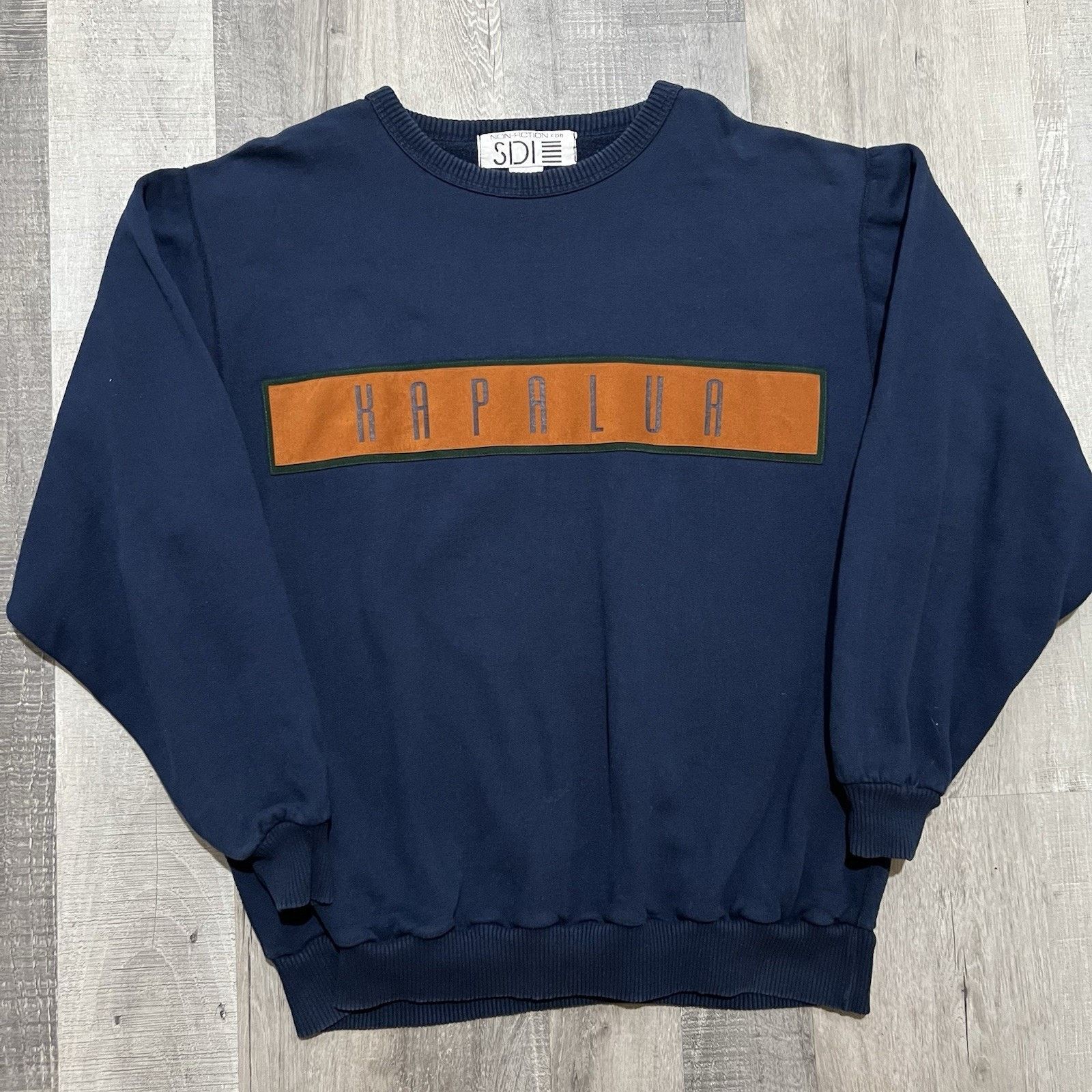 Vintage VTG Kapalua Hawaii Leather Style Crewneck Sweatshirt 90s Y2K Size US XL / EU 56 / 4 - 1 Thumbnail