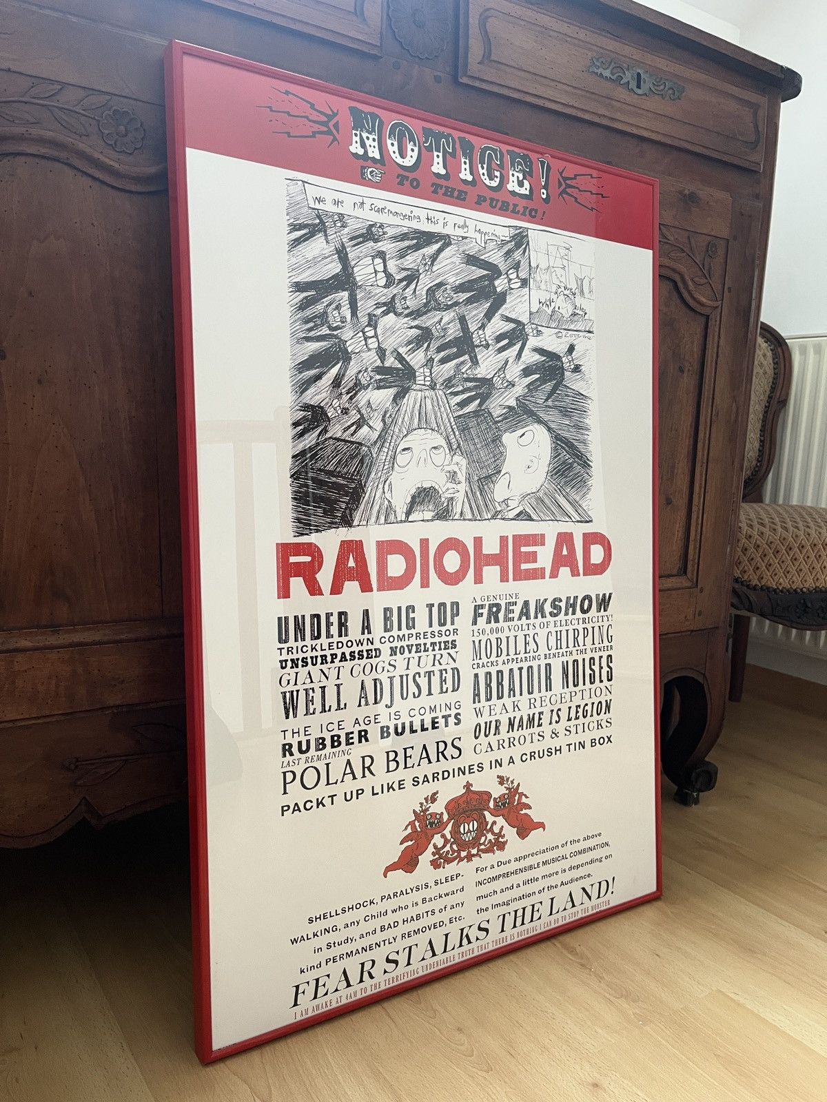 Band Tees × Vintage Radiohead « Kid A » vintage poster (2000) Size ONE SIZE - 2 Thumbnail