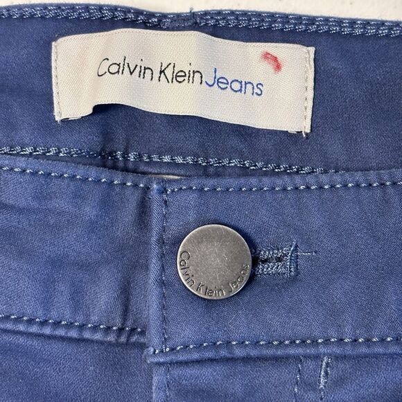 Calvin Klein Calvin Klein Women's Ankle Skinny Navy Pants 8 stretchy Size 30" / US 8 / IT 44 - 5 Thumbnail
