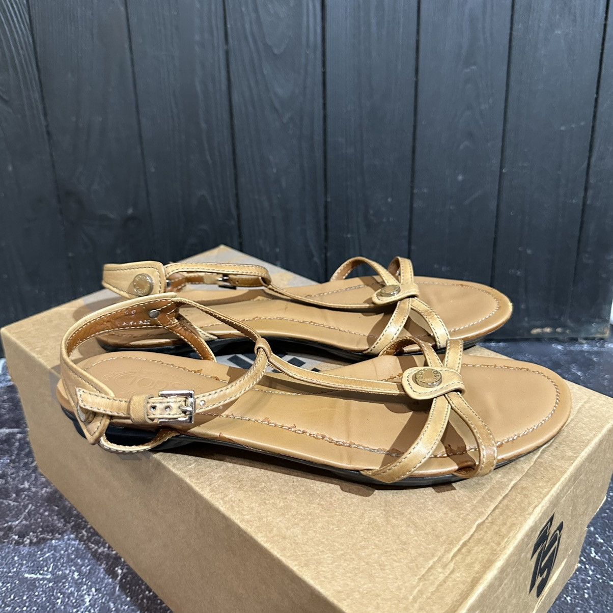 Tod's TOD’S - Women’s Leather Sandals Size 38 Size US 8 / IT 38 - 3 Thumbnail