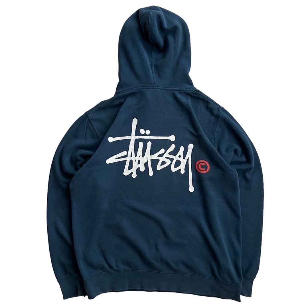 Stussy × Vintage Vintage Stussy Signature Pullover Hoodies Size US M / EU 48-50 / 2 - 1 Thumbnail