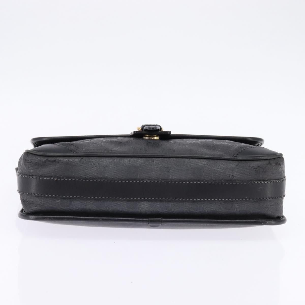 Gucci GUCCI GG Canvas Shoulder Bag Black Gold 001 261 001 261 Size ONE SIZE - 9 Thumbnail