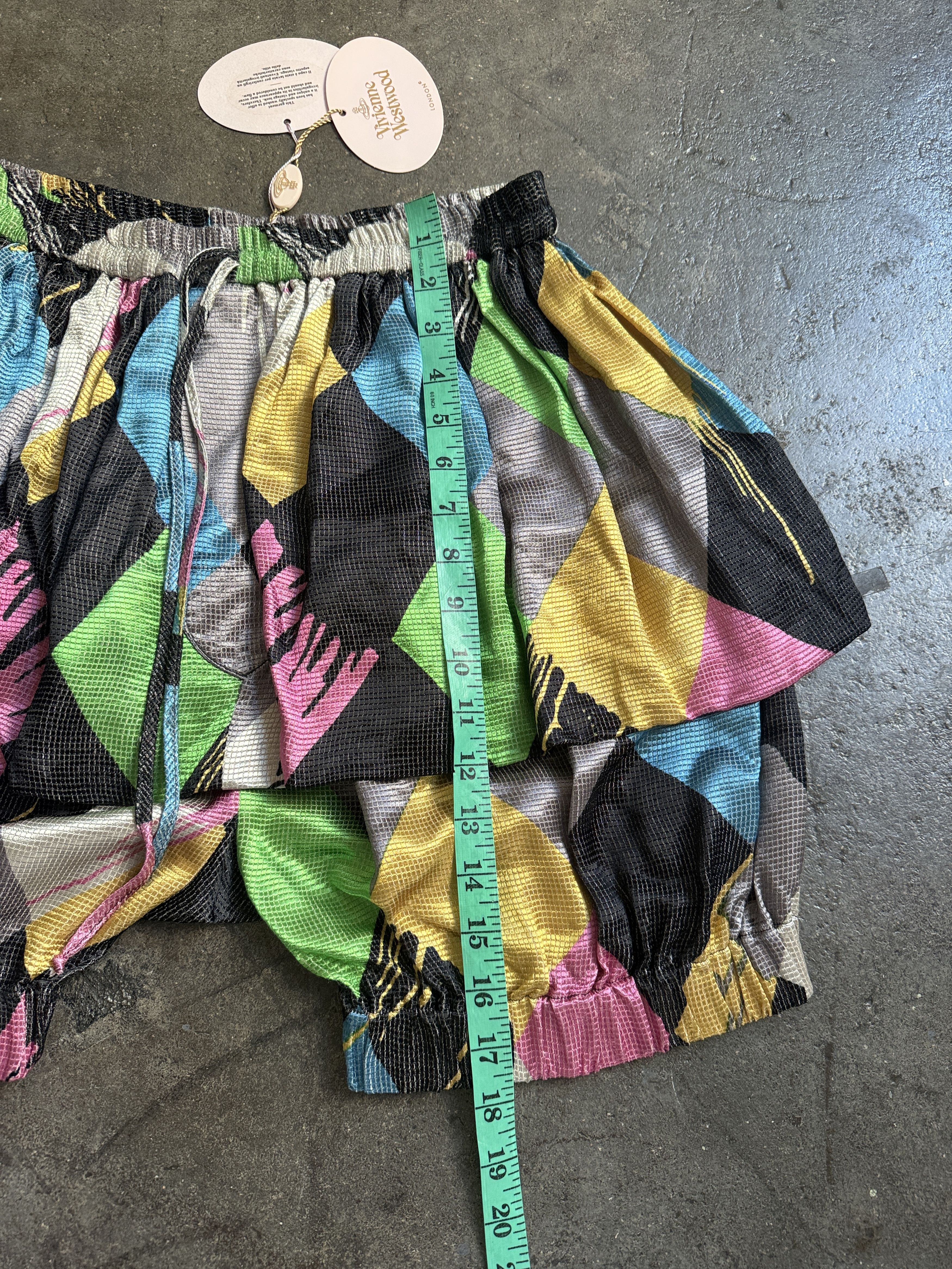 Vivienne Westwood NWT Gold Label SS 2015 Harlequin Skirt Shorts Size 30" / US 8 / IT 44 - 11 Thumbnail