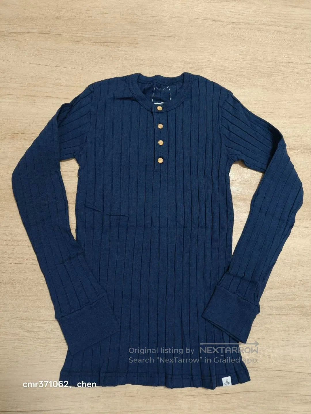 Visvim visvim 15AW Ribs Henley Long Sleeve. Size M / US 6-8 / IT 42-44 - 8 Thumbnail