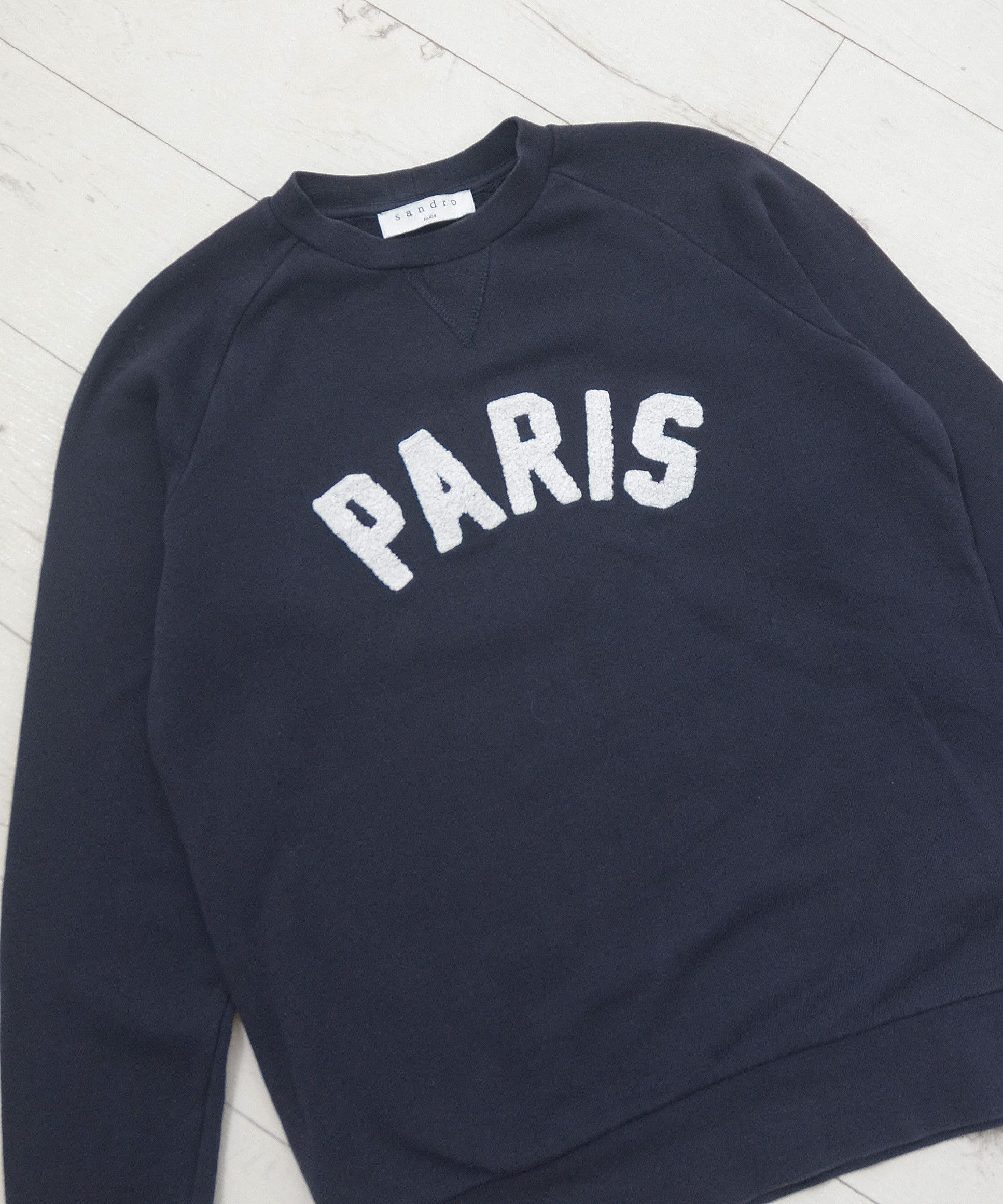 Sandro Vintage Sandro Paris Appliqué Sweatshirt Crewneck Unisex Size US XS / EU 42 / 0 - 2 Thumbnail